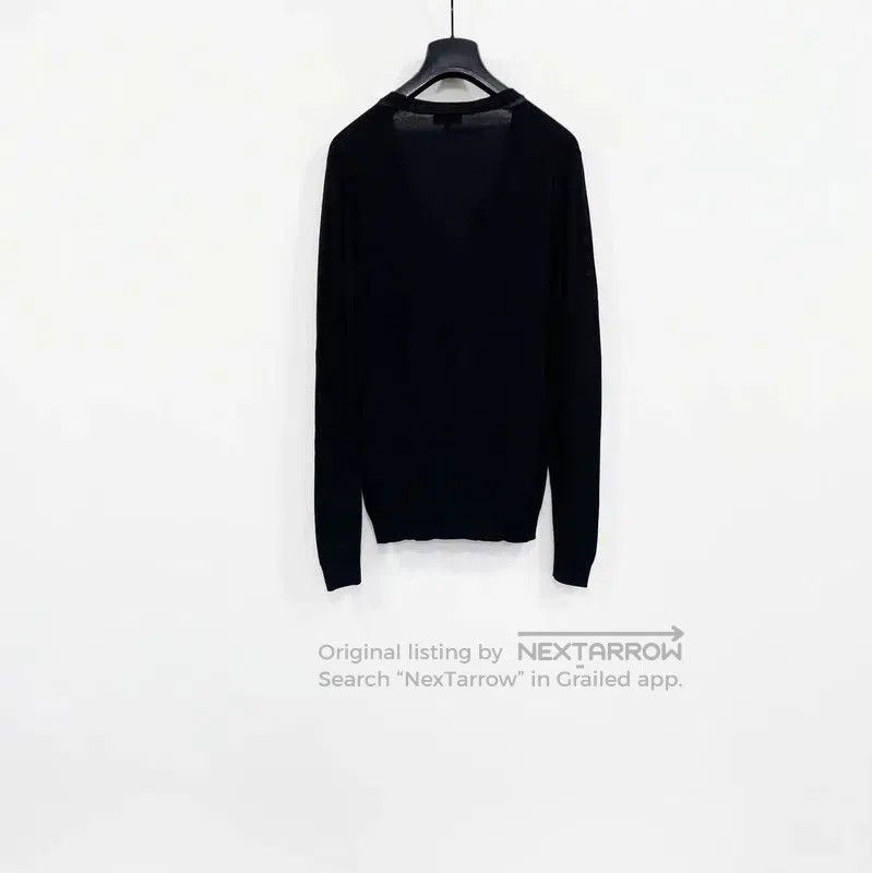 Lanvin Lanvin Black Wool Men's Long Sleeve Cardigan . Size US XS / EU 42 / 0 - 2 Thumbnail