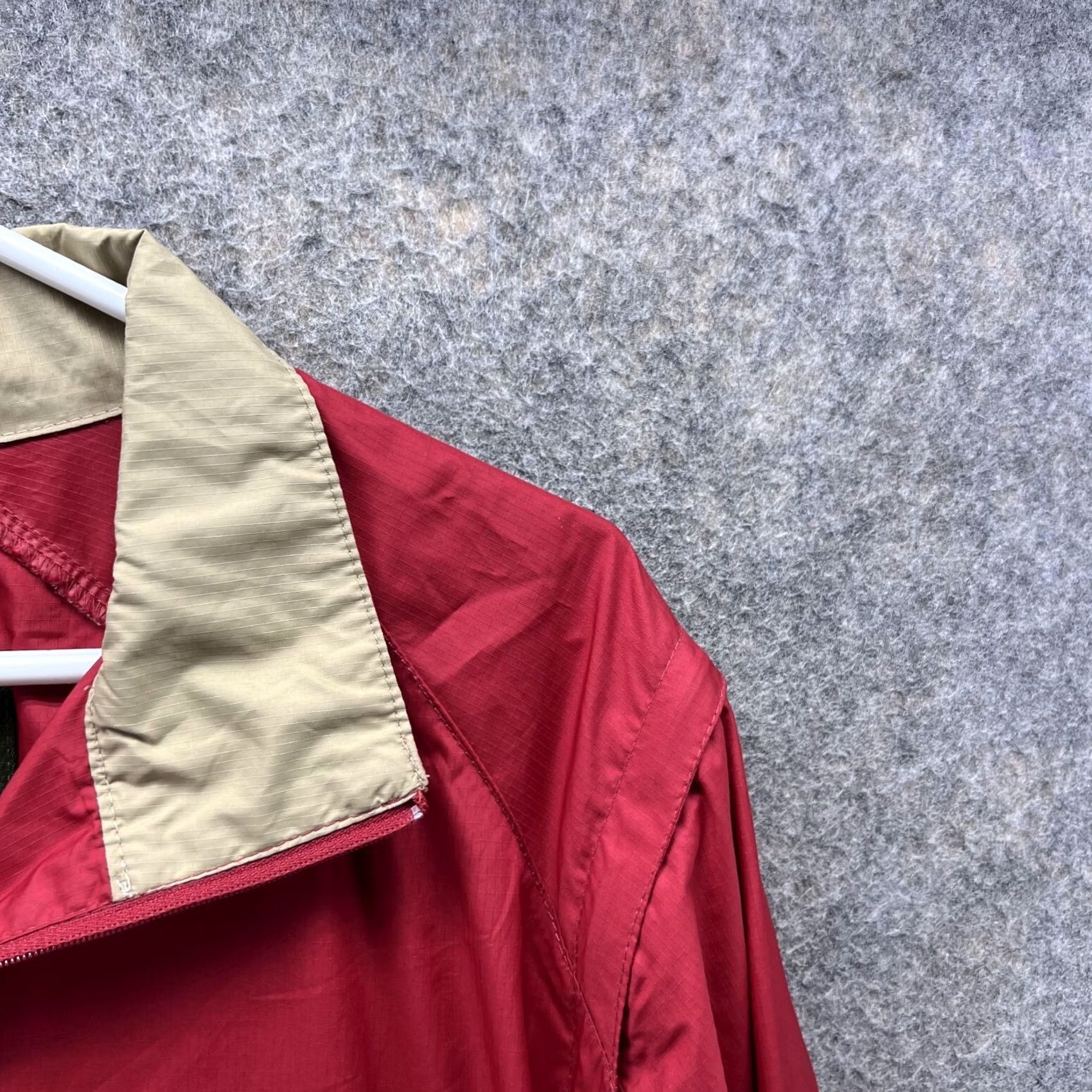 Eddie Bauer VINTAGE Eddie Bauer Jacket Windbreaker Full Zip Red Polyester OUTDOORS Men Large L Size US L / EU 52-54 / 3 - 5 Thumbnail