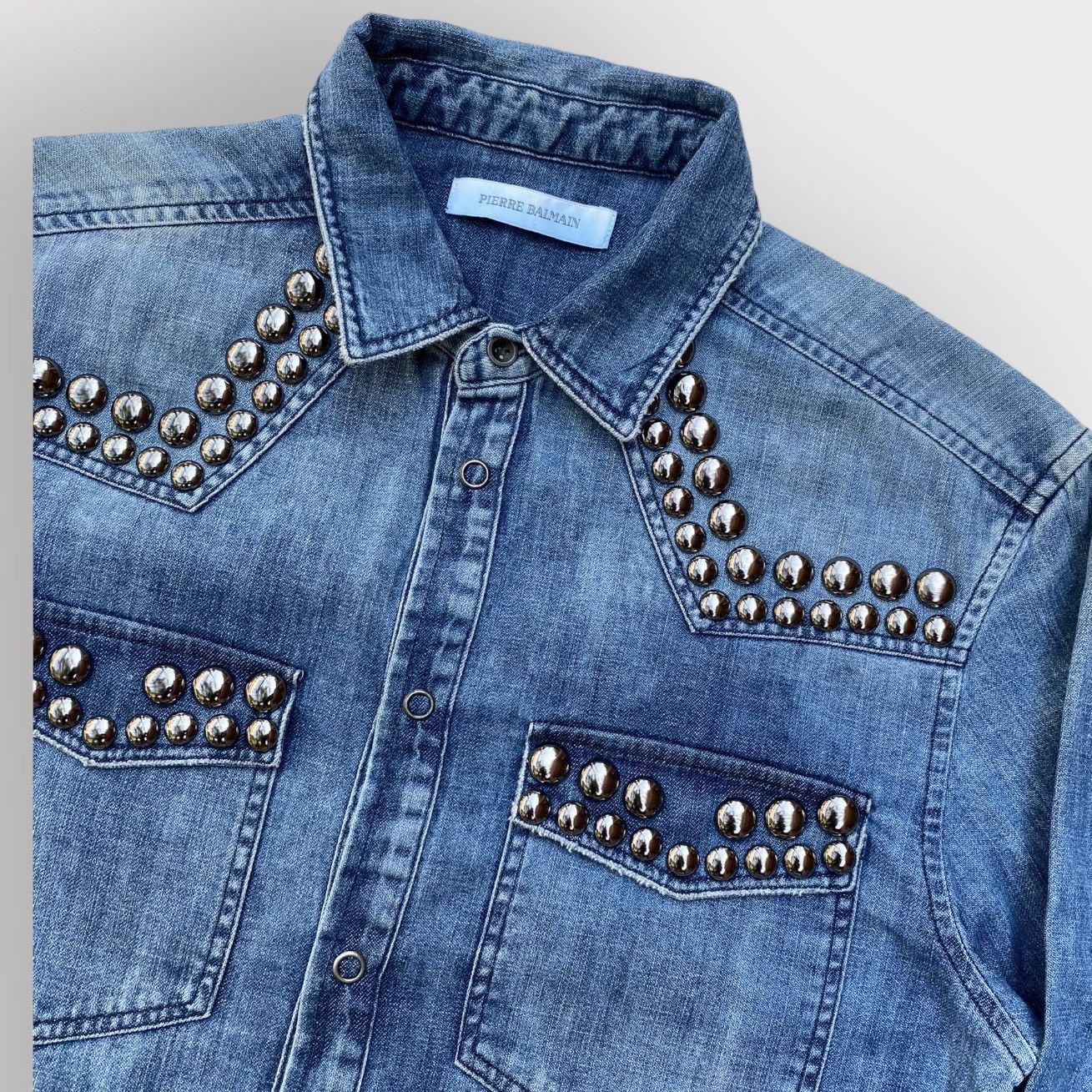 Pierre Balmain Studded Western Shirt