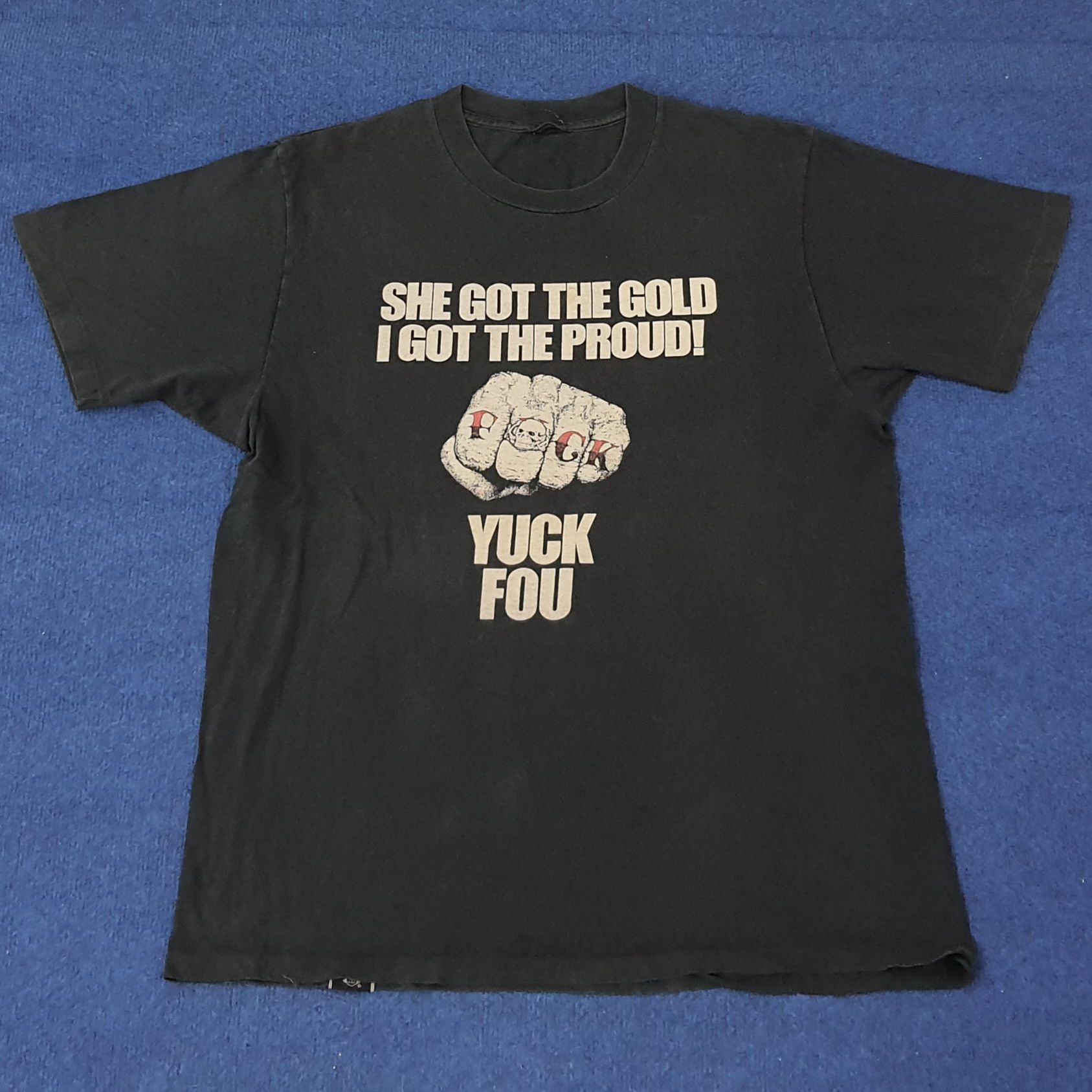 Hysteric Glamour Vintage Hysteric Glamour Fuck You Japan Tshirt C223N65 Size US L / EU 52-54 / 3 - 1 Thumbnail