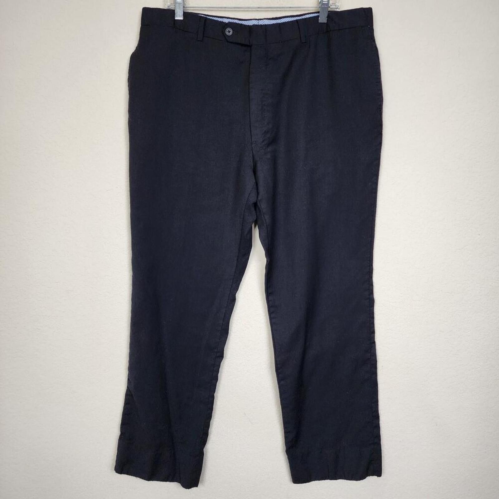 Tommy Hilfiger 100% Wool Tommy Hilfiger Size 36 Black Pants Size US 36 / EU 52 - 1 Thumbnail