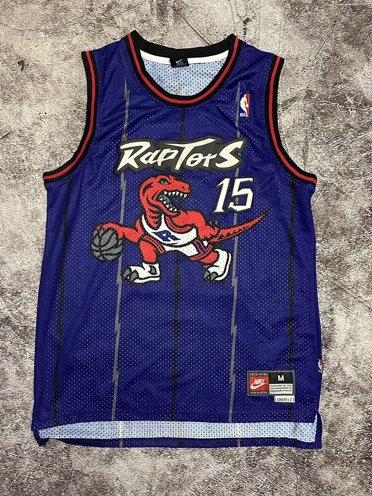 Vintage Toronto Raptors Nike Vince Carter Jersey Purple NBA