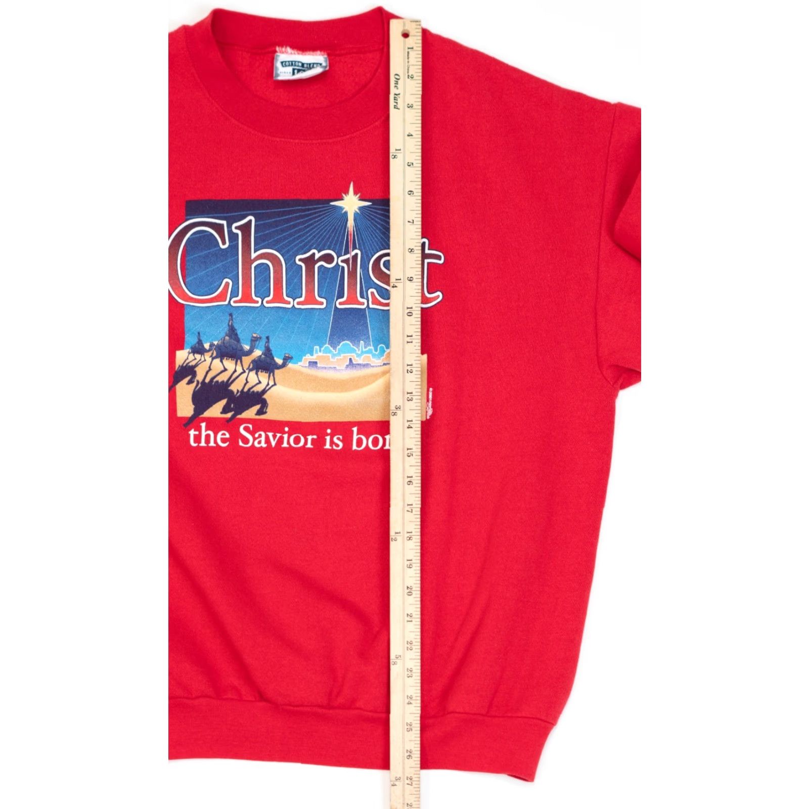 Lee VINTAGE Jesus Sweatshirt 90s Men Size L Red Crewneck USA Lee | Sweatshirt | Men | L | Red | 90s | Jesus | VTG | Made USA Size US L / EU 52-54 / 3 - 6 Thumbnail