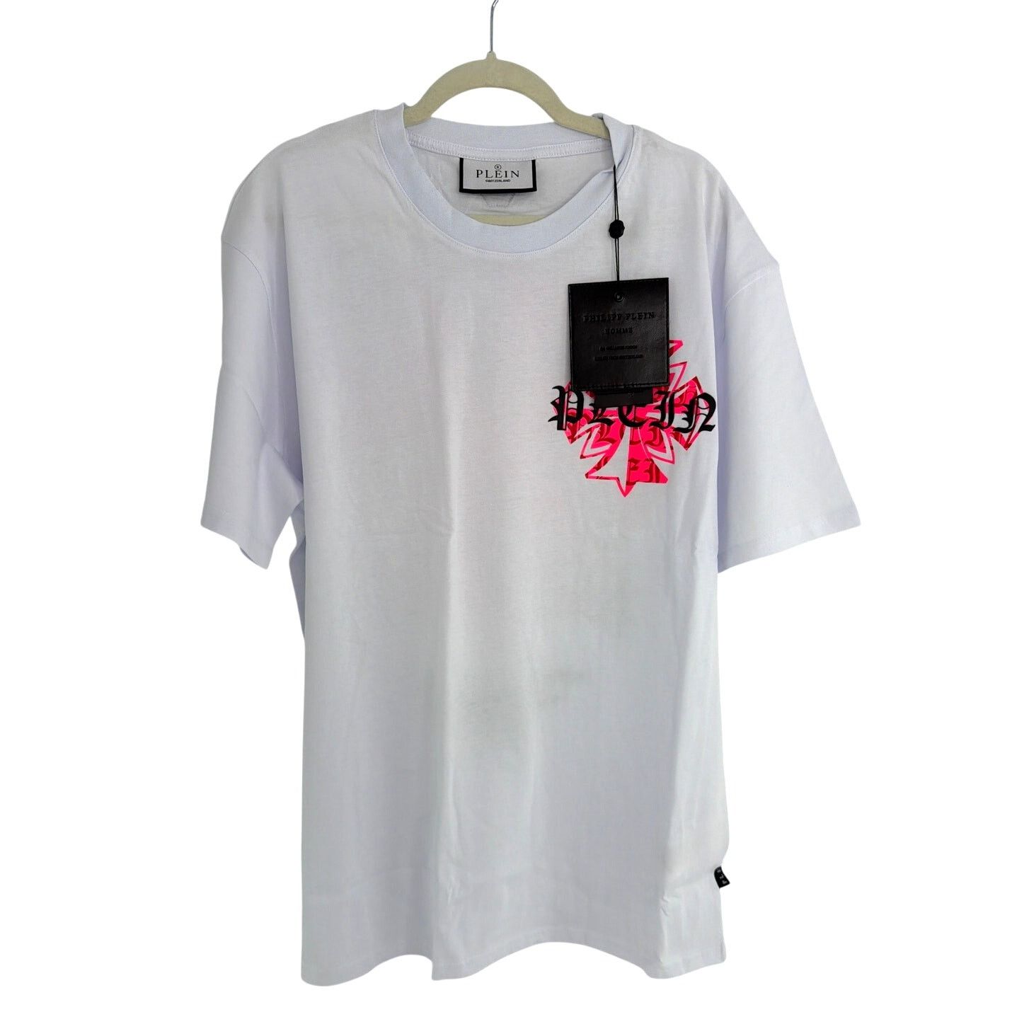 Philipp Plein Philipp Plein Worldwide Puffy Crest Round Neck T-shirt XXL Size US XXL / EU 58 / 5 - 6 Thumbnail
