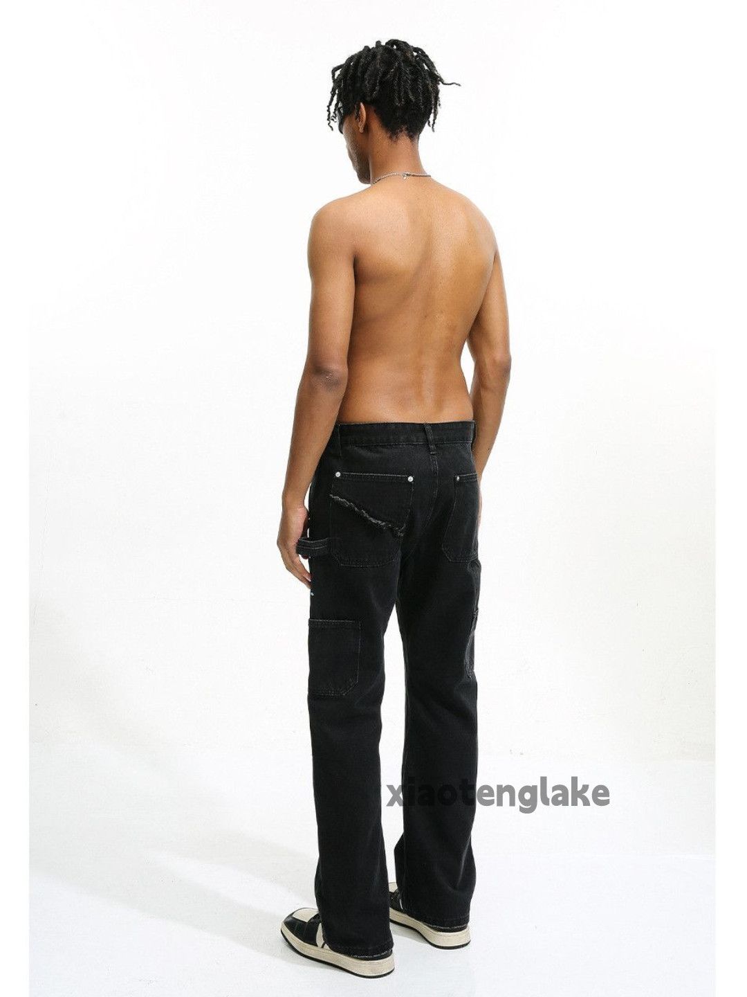 Designer × Japanese Brand × Vintage utility punk grunge bootcut carpenter cargo flared pants Size US 32 / EU 48 - 4 Thumbnail