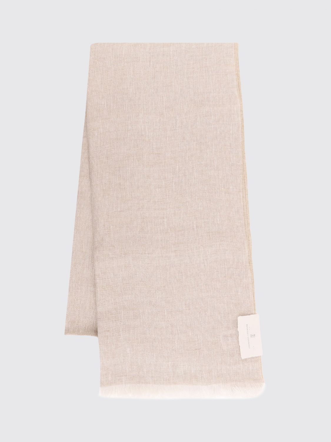 Brunello Cucinelli Brunello Cucinelli Scarf Woman Beige Size ONE SIZE - 1 Thumbnail