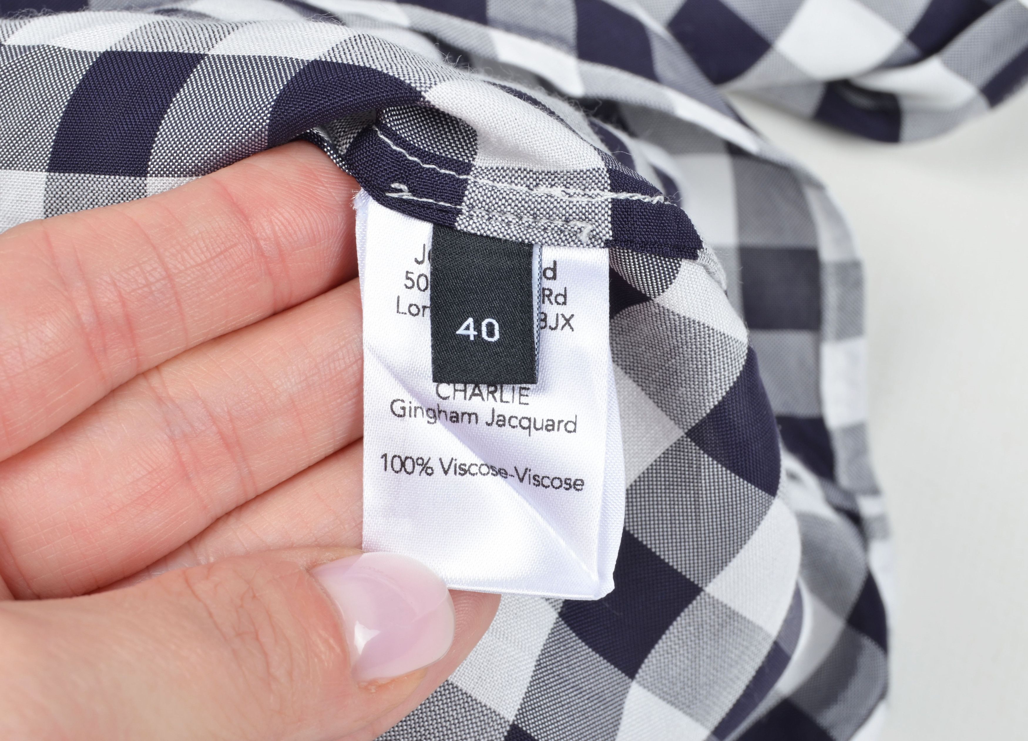 Joseph Joseph Checkered Blue Long Sleeve Button Up Shirt Size S / US 4 / IT 40 - 8 Thumbnail
