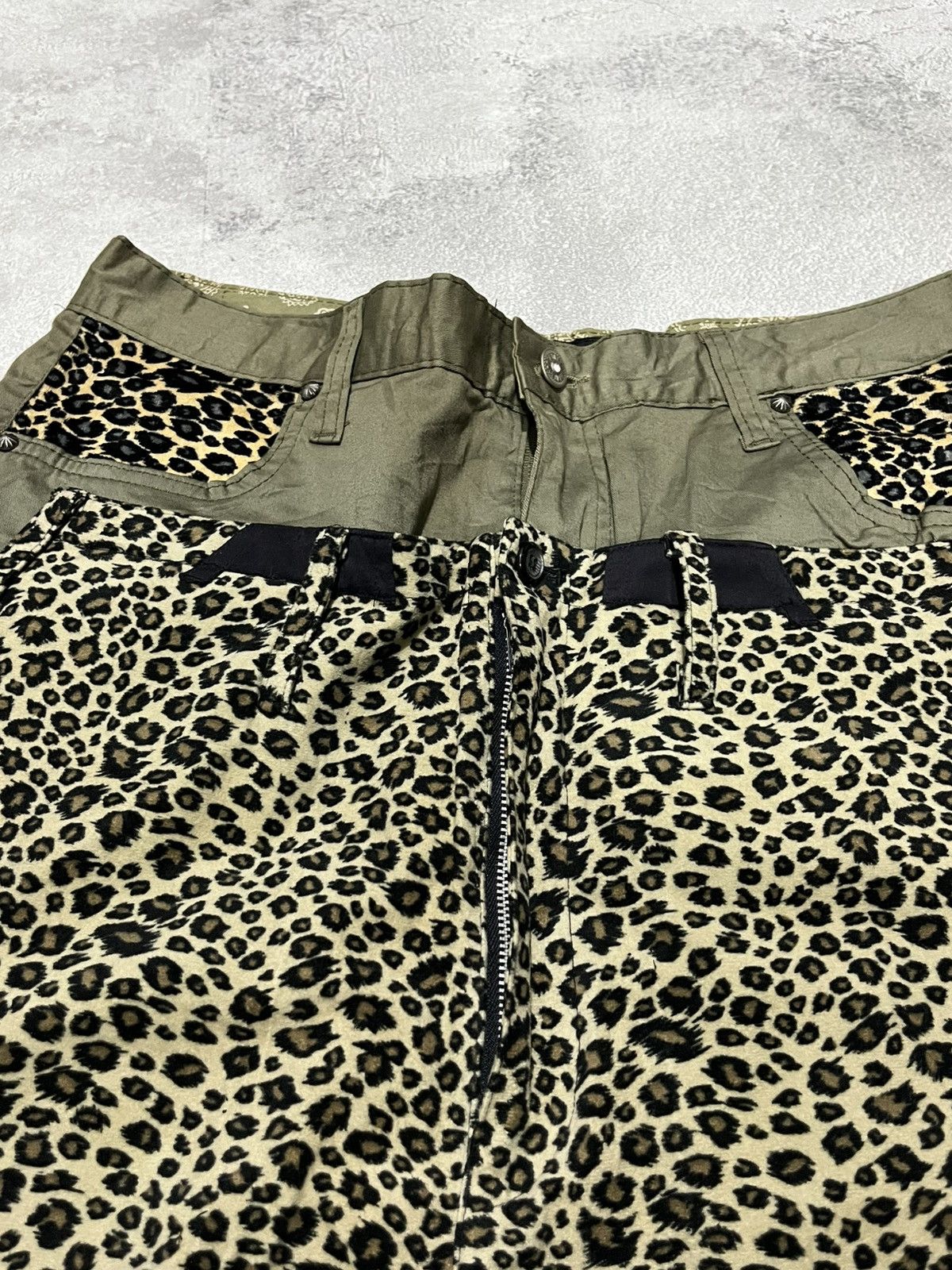 Japanese Brand Saintpain Leopart double waist zipper Size US 34 / EU 50 - 6 Thumbnail