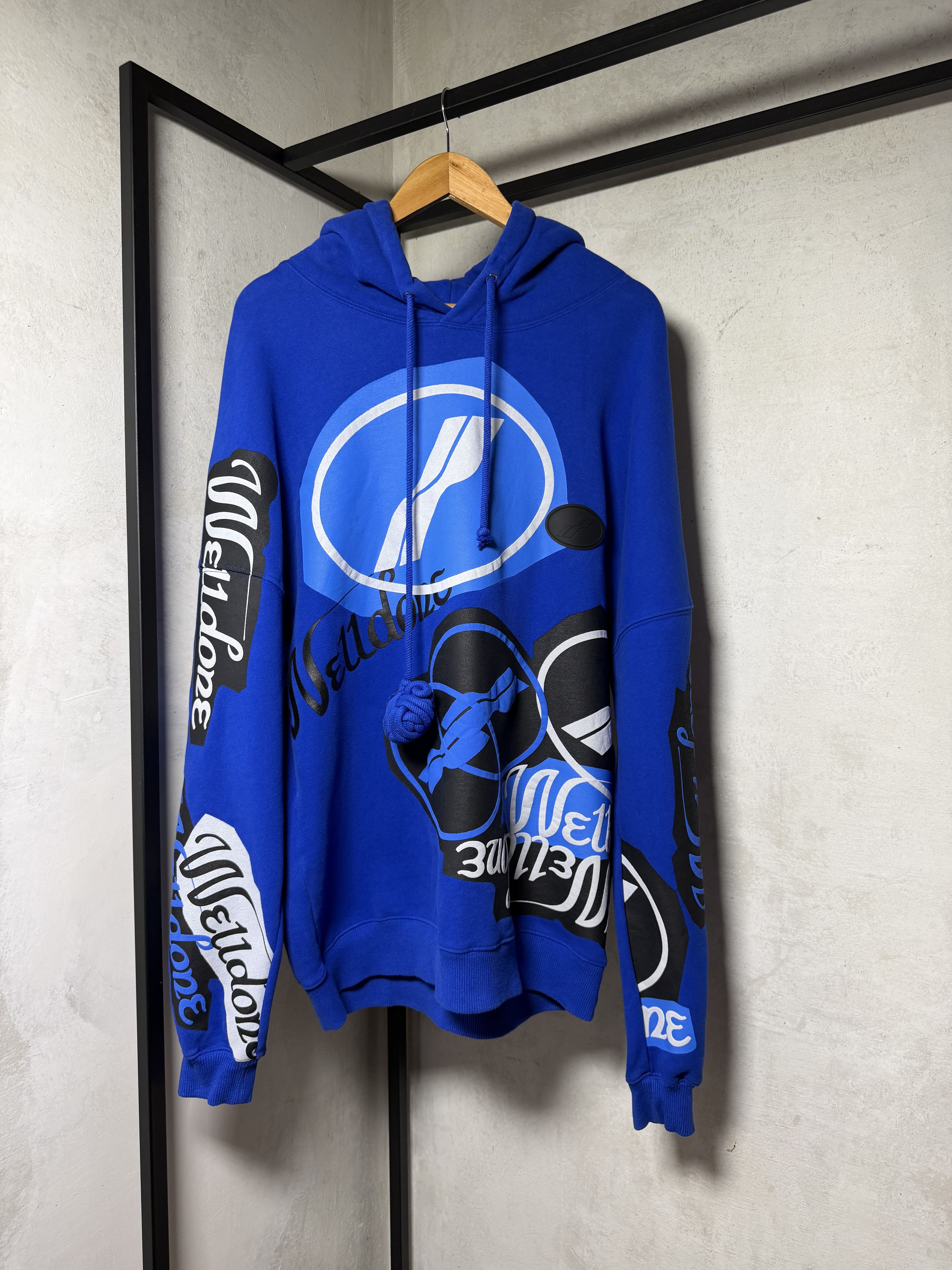 WE11DONE we11done Stacked Logo Hoodie Size US M / EU 48-50 / 2 - 2 Thumbnail