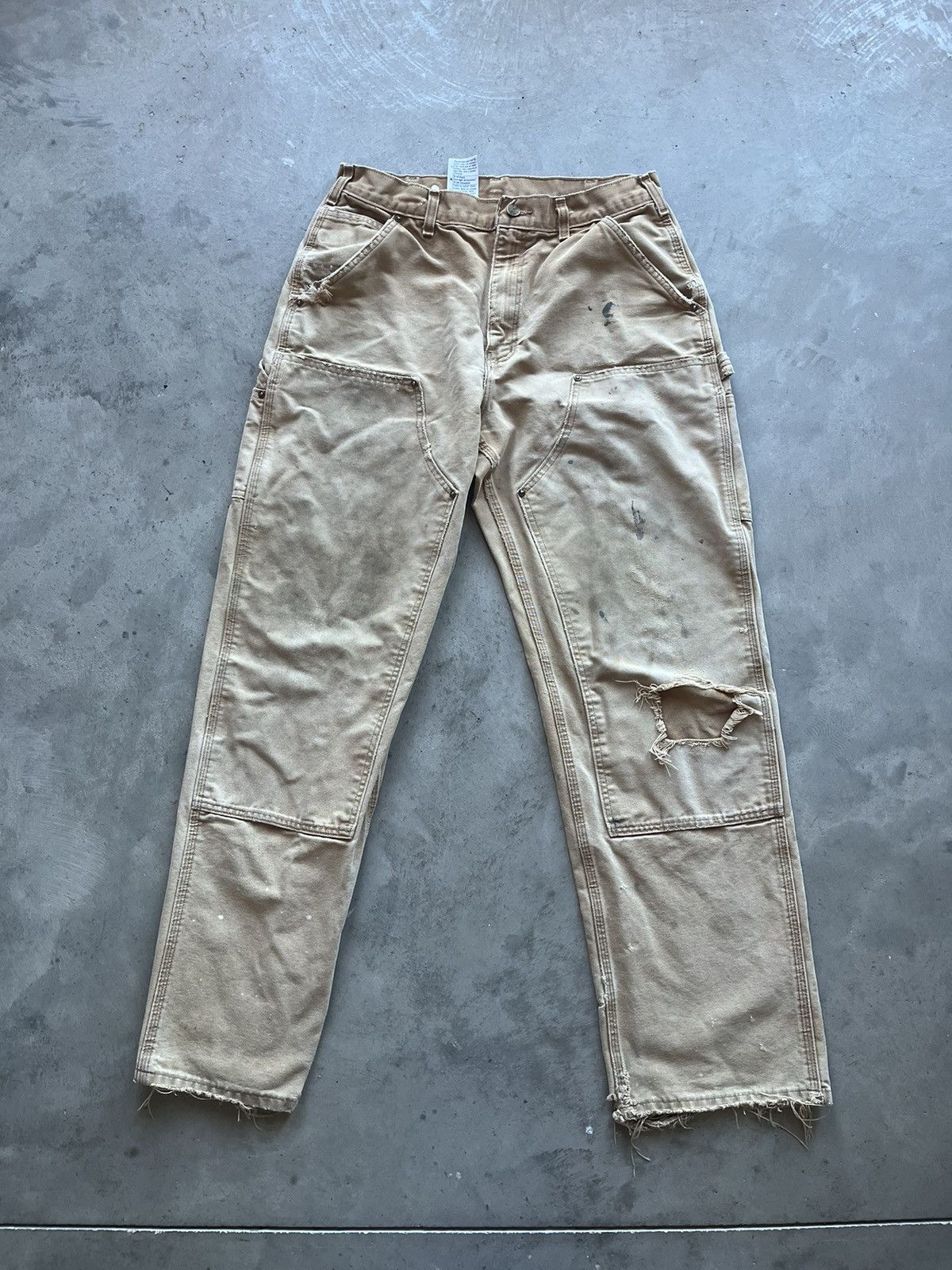 Carhartt 90s Carhartt Double Knee Work Pants Size US 34 / EU 50 - 1 Thumbnail