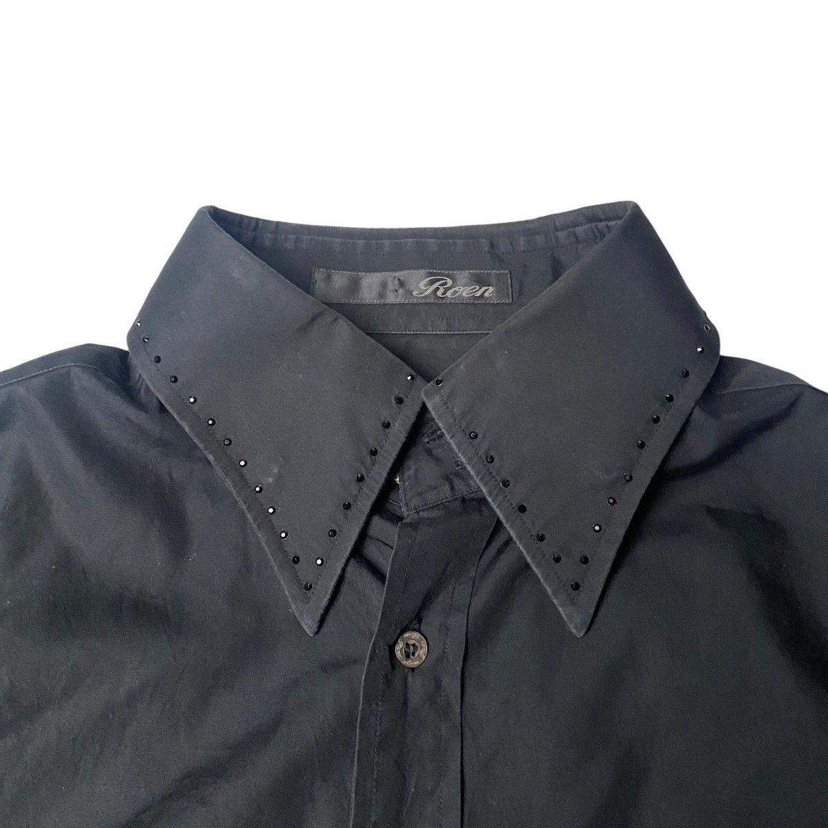 If Six Was Nine 2000's Roen Studded Skull Poem Shirts Size US L / EU 52-54 / 3 - 6 Thumbnail