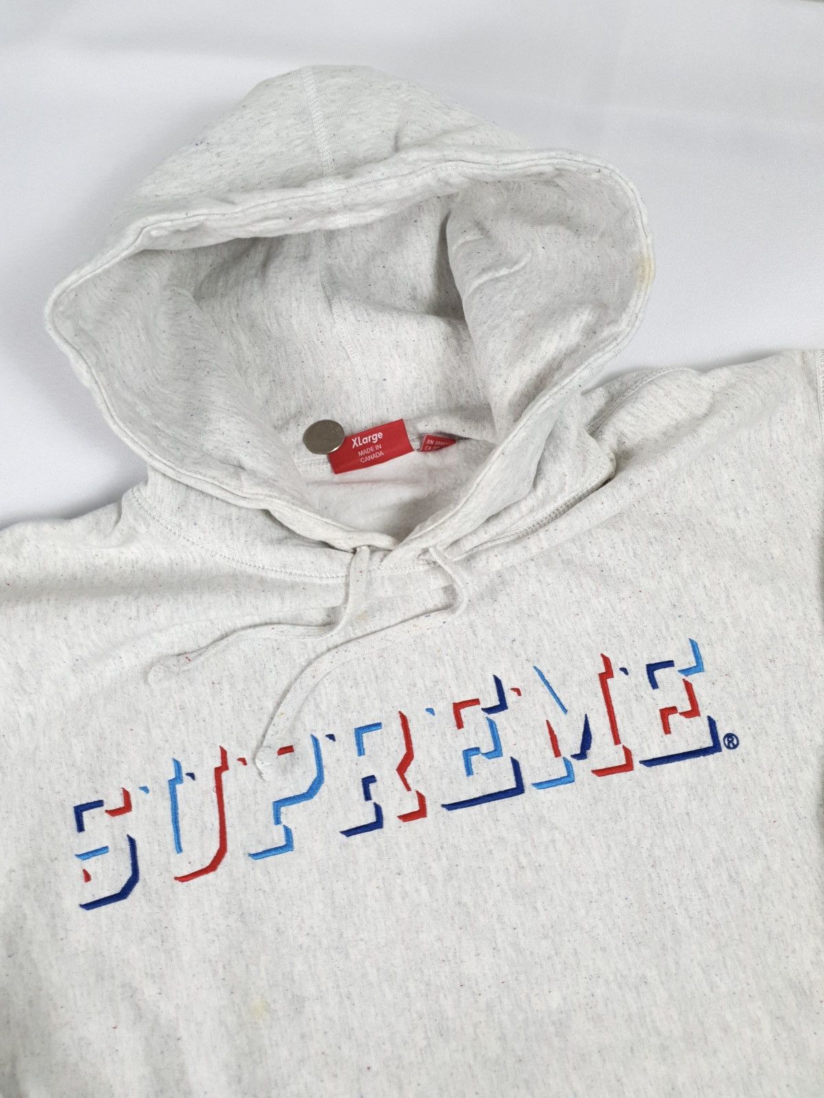 Supreme Supreme Drop Shadow Logo Hoodie (2020) Size US XL / EU 56 / 4 - 3 Thumbnail
