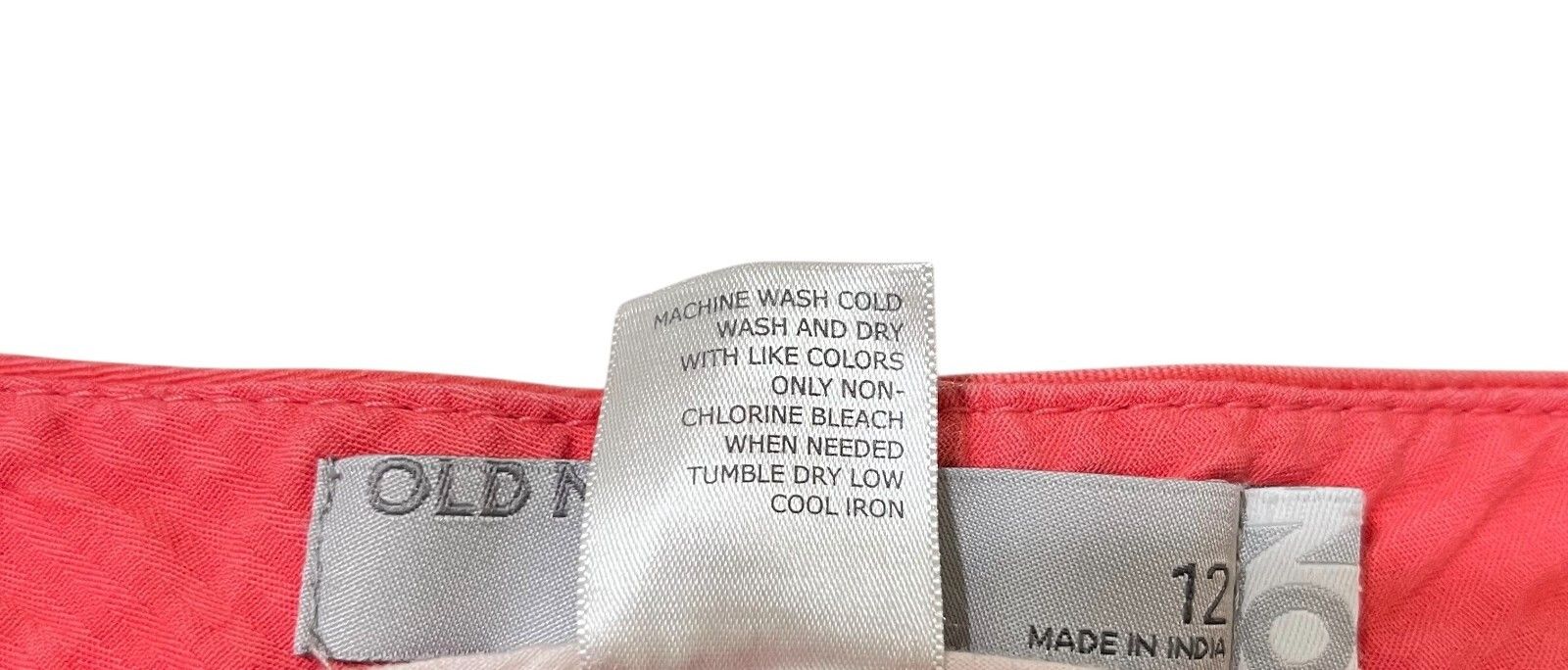 Old Navy Old Navy Women Shorts Size 12 Coral Peach Low Rise w/Cuffs I Size 36" / US 14 / IT 50 - 6 Thumbnail