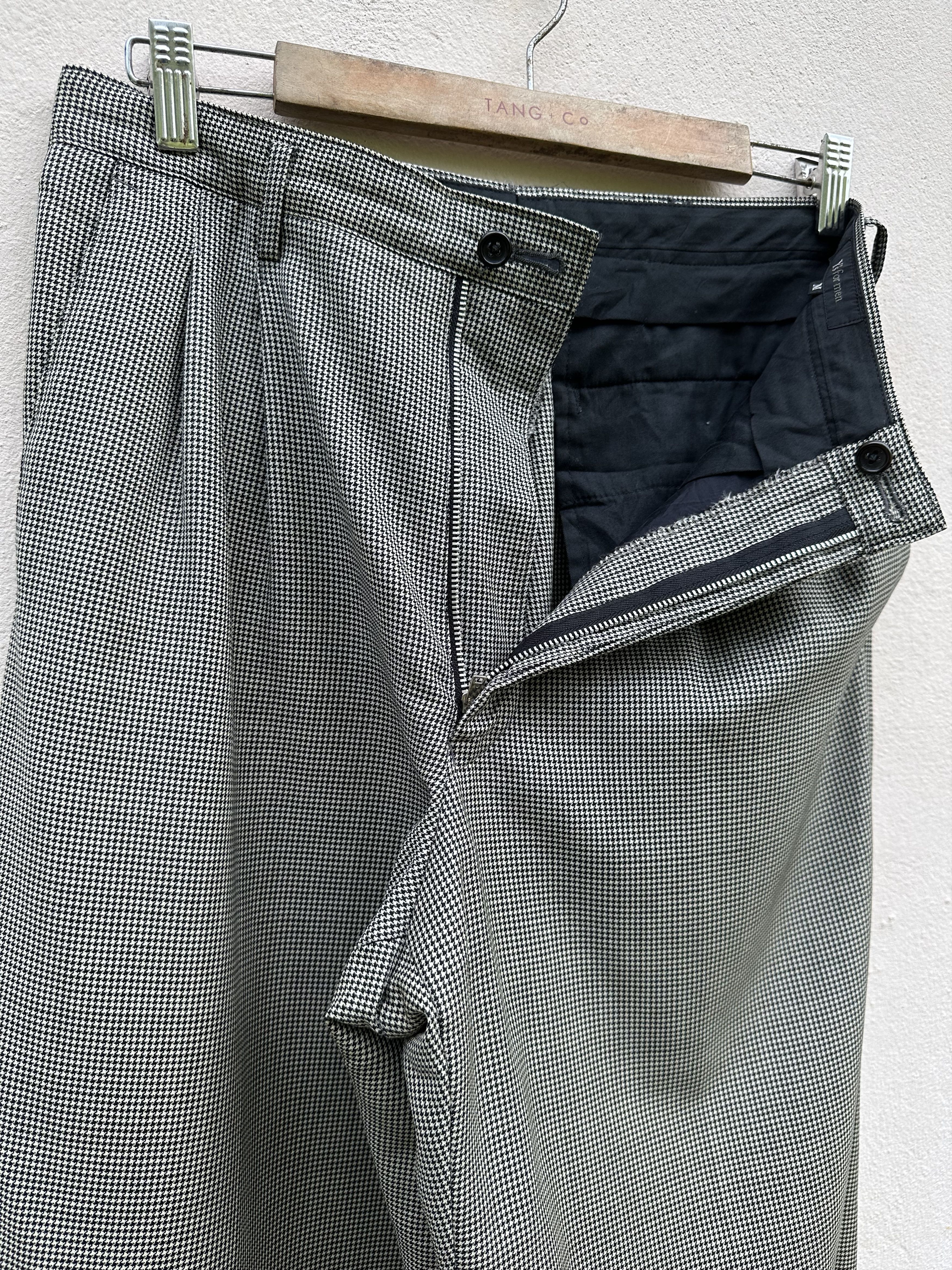 Yohji Yamamoto Vintage Y’s For Men Tartan Baggy Wide Balloons Trouser Pants Size US 29 - 1 Thumbnail