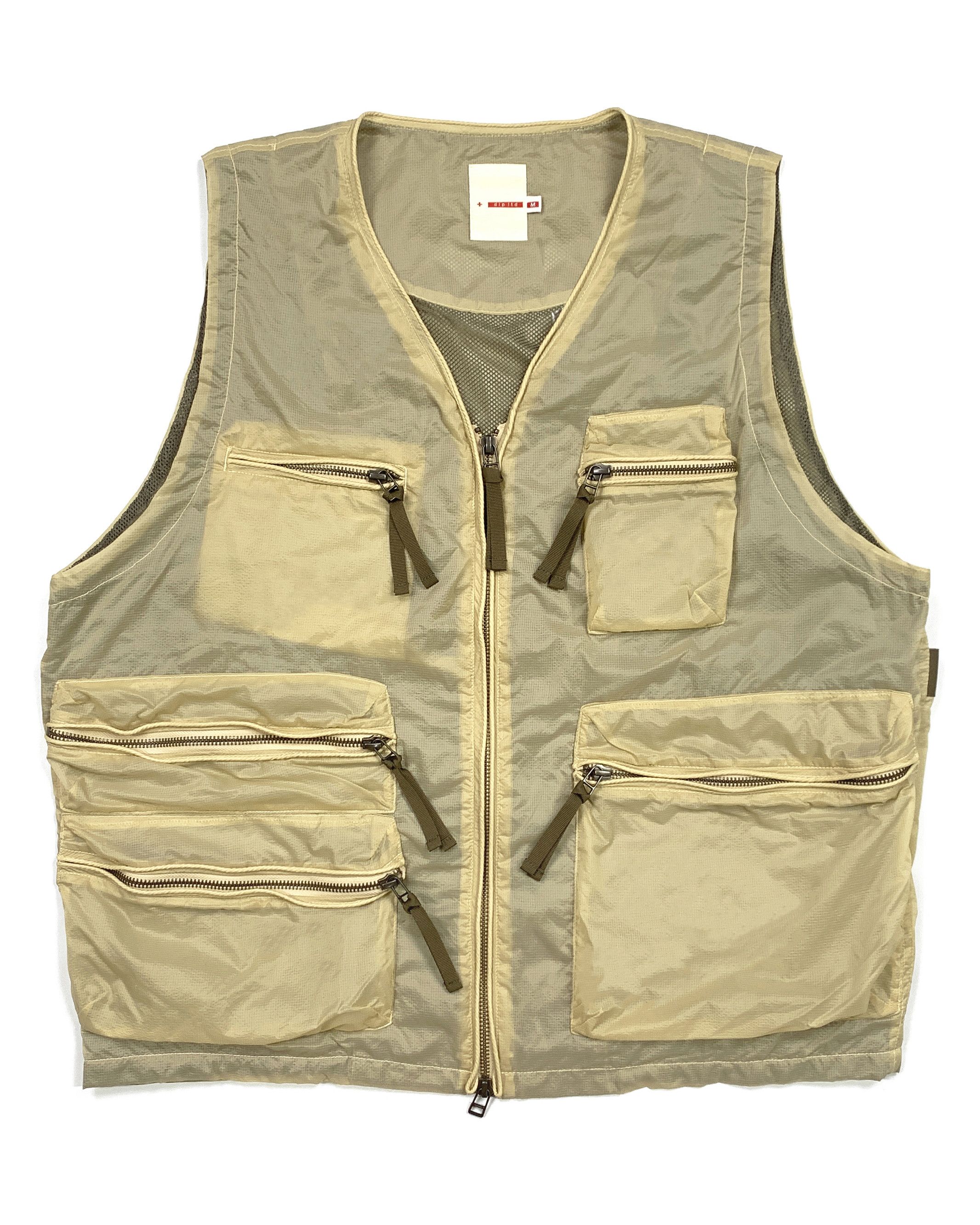 Beams Plus × Engineered Garments Dip Ltd Translucent Ripstop Cargo Vest Size US M / EU 48-50 / 2 - 1 Thumbnail