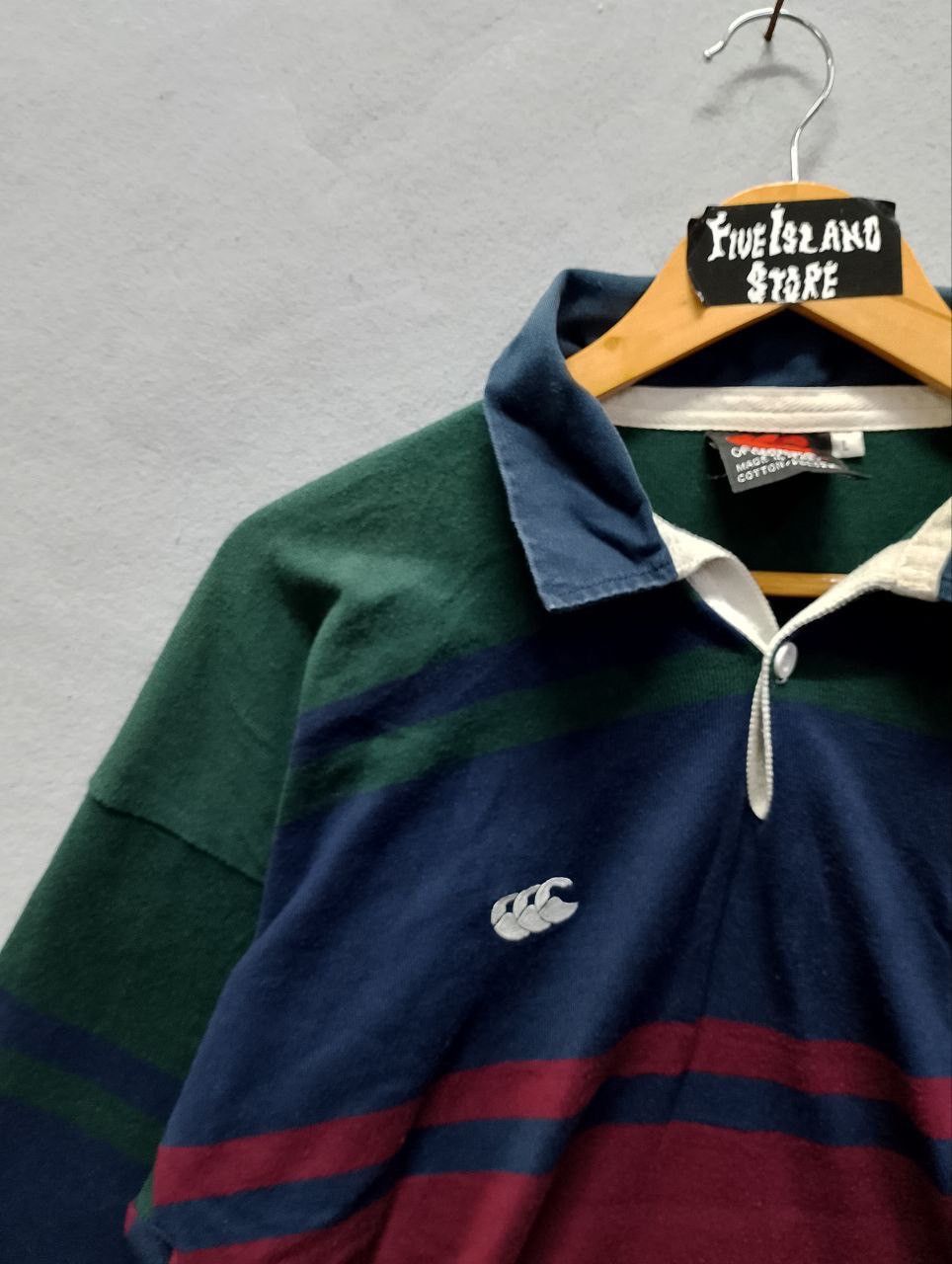 Canterbury of New Zealand Vintage 1996 Canterbury Rugby Shirt Size US L / EU 52-54 / 3 - 2 Thumbnail