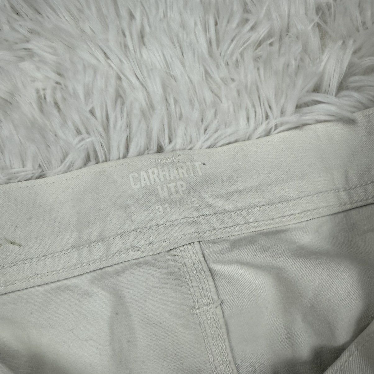 Carhartt Carhartt White Chalk Pants 31x32 Vintage Workwear Streetwear Size US 31 - 14 Thumbnail