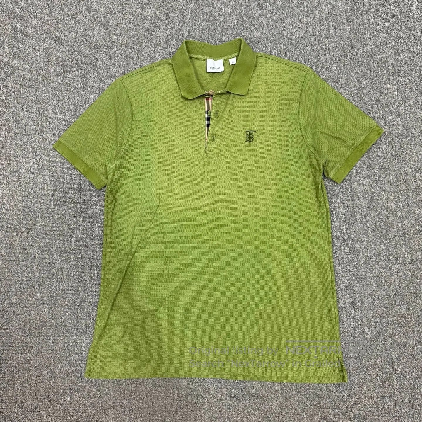 Burberry Burberry Green TB Logo Short Sleeve Polo. Size US M / EU 48-50 / 2 - 1 Thumbnail