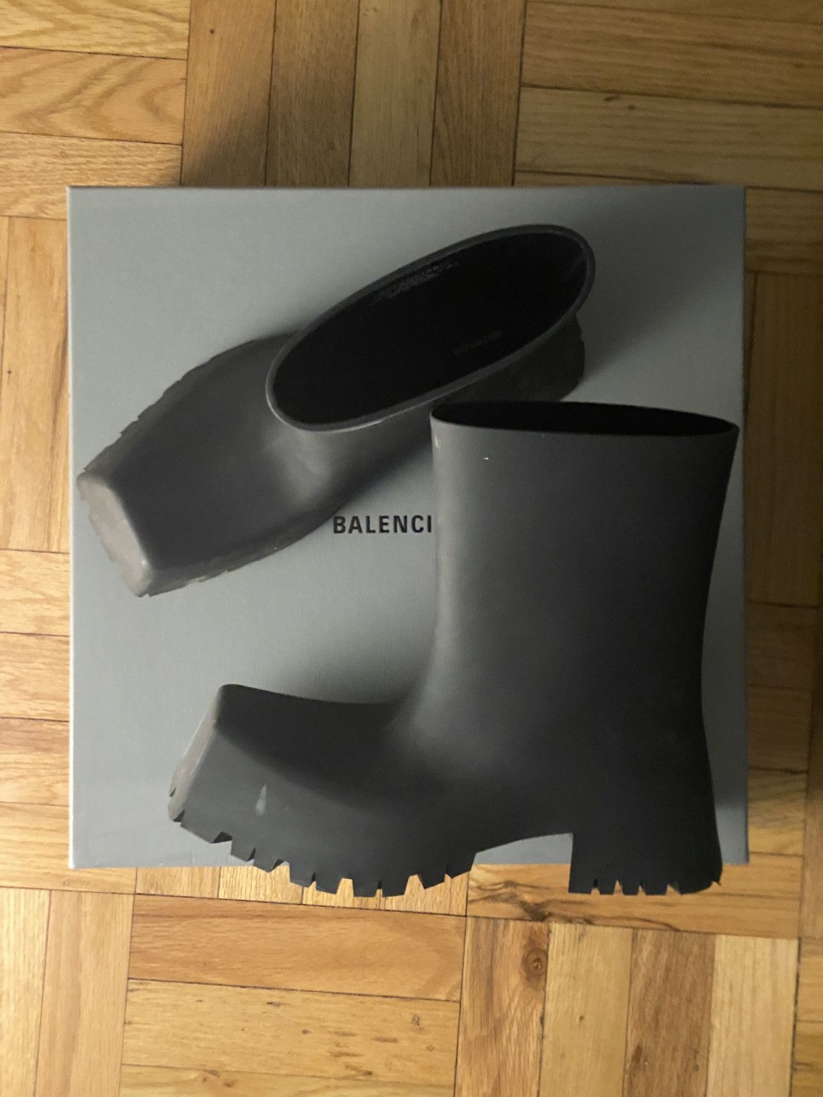 Balenciaga Balenciaga Trooper Rubber Boots Black 40 | Grailed
