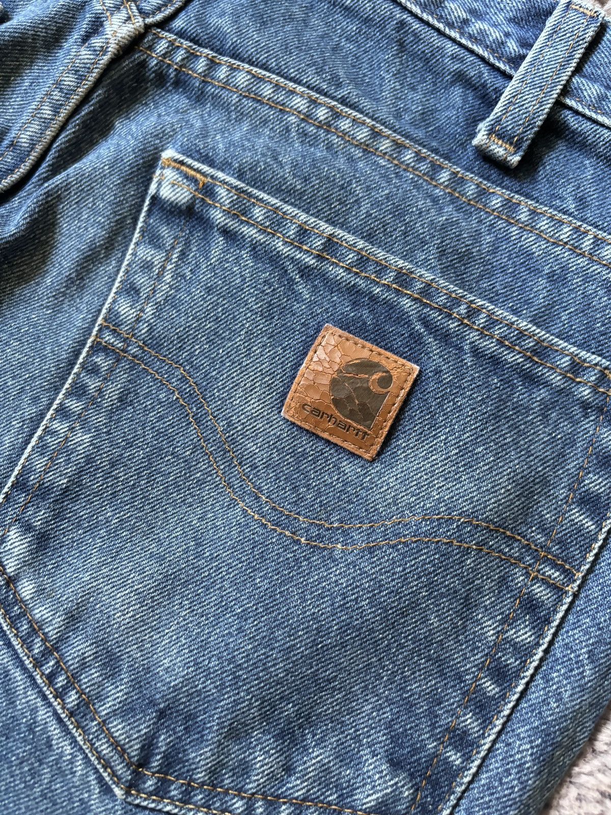 Carhartt × Vintage Carhartt Vintage jeans workwear relaxed denim pants Size US 32 / EU 48 - 9 Thumbnail