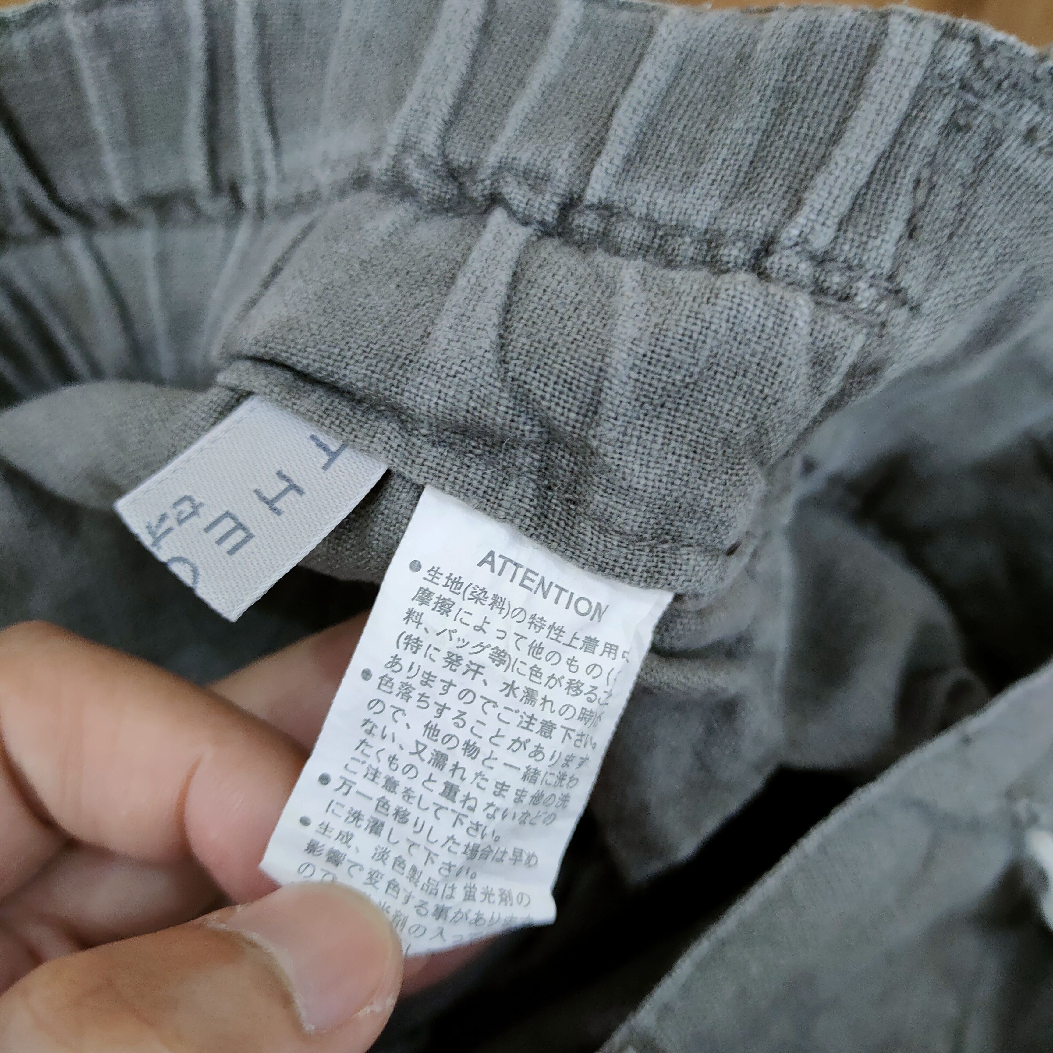 If Six Was Nine × Japanese Brand THEORIA DARK GREY EASY PANTS Size US 34 / EU 50 - 9 Thumbnail