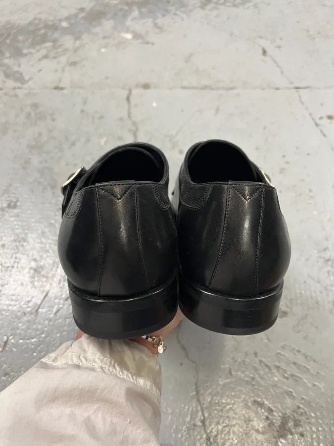 Louis Vuitton Louis Vuitton Buckle Black Leather Derby Shoes Size US 9 / EU 42 - 6 Thumbnail