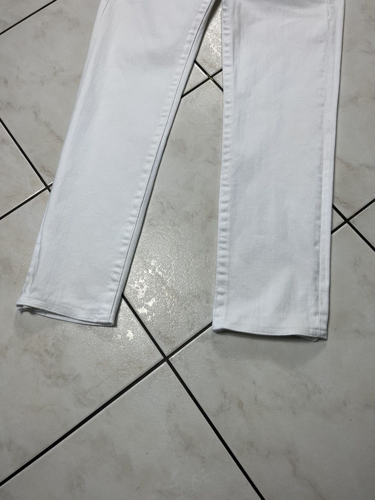 True Religion × Vintage Vintage True Religlion y2k white denim jeans low waist slim Size US 30 / EU 46 - 5 Thumbnail