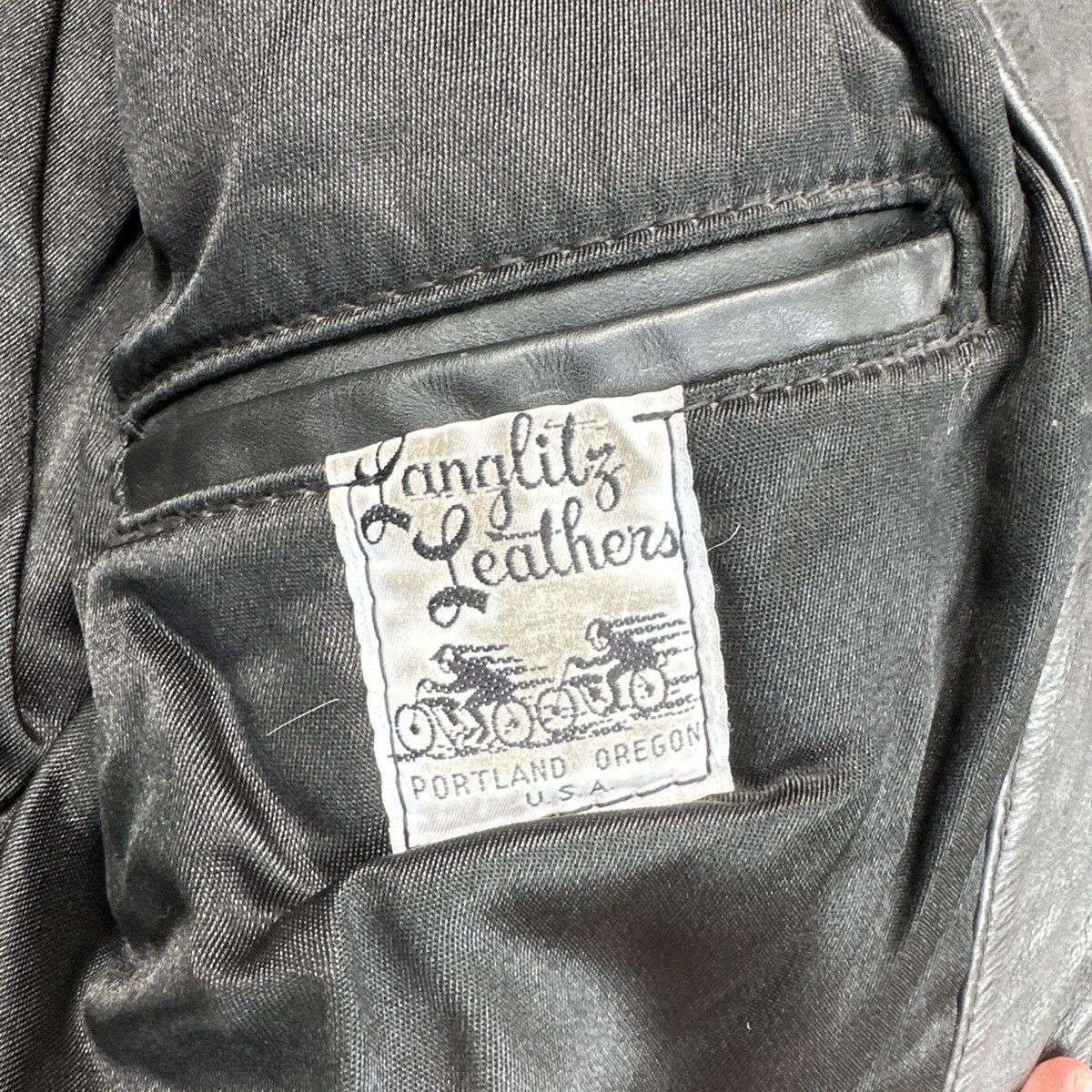 Other Vintage Langlitz Leathers leather jacket Size US S / EU 44-46 / 1 - 2 Thumbnail