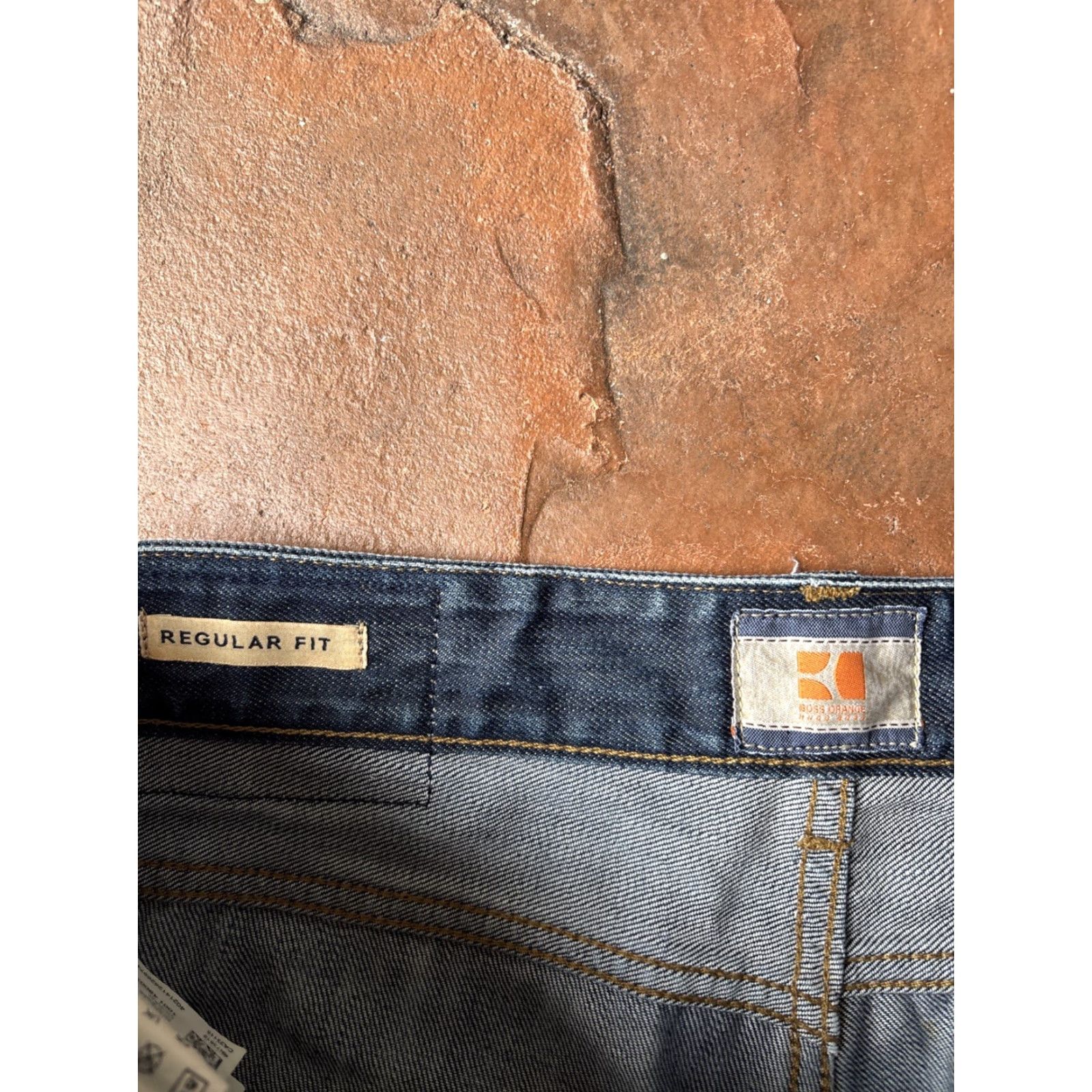 Hugo Boss Boss Orange Hugo Boss Denim Jeans Regular Fit Distressed 31x32 Jeans Men’s 31 32 Denim Distressed Button Logo Casual Straight Mid Rise | Mens Size US 31 - 2 Thumbnail
