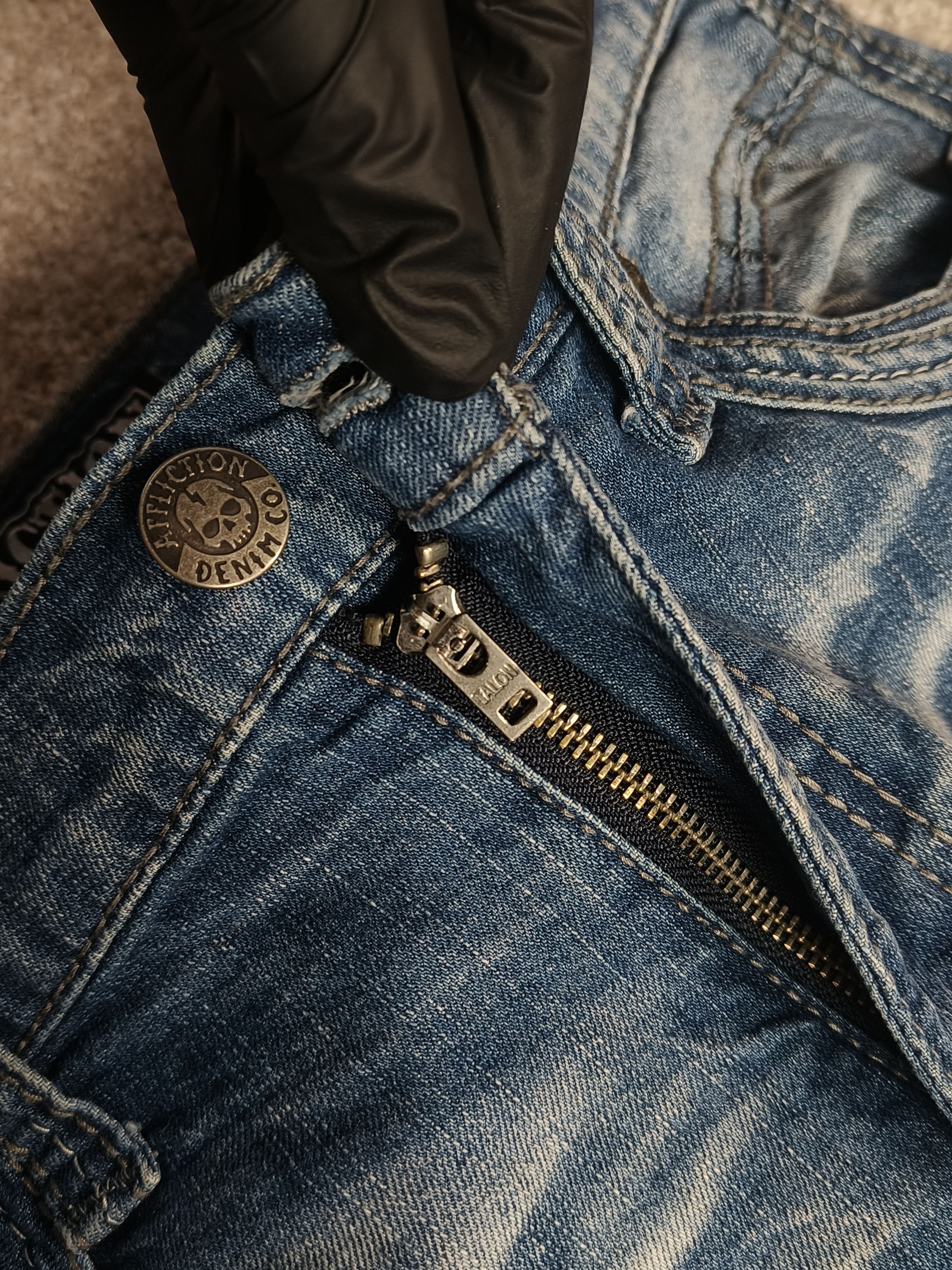 Affliction Affliction Blake Jeans Medium Wash Signature Pocket Size US 34 / EU 50 - 4 Thumbnail