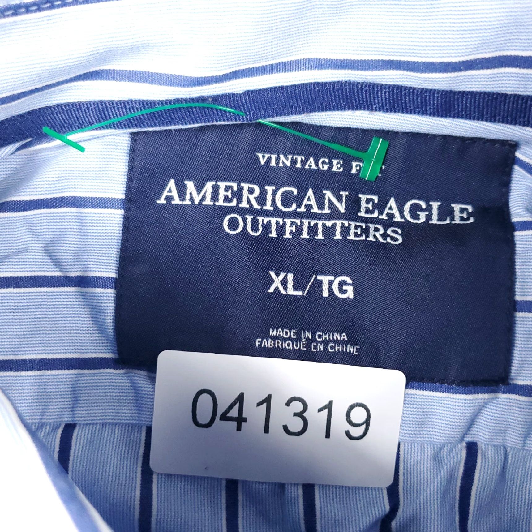 American Eagle Outfitters **American Eagle Outfitters Blue Striped Mens XL Button-Up Shirt** User: **American Eagle Outfitters Blue Striped Mens XL Button-Up Shirt** Size US XL / EU 56 / 4 - 7 Thumbnail