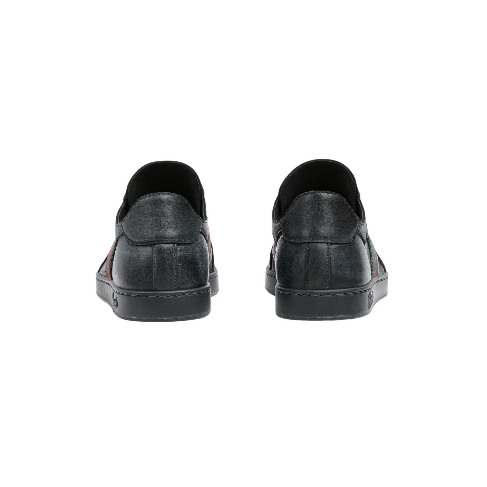 Gucci GUCCI $980 Men's Stretch Black Sneakers New & Authentic (Men Size US 7.5 / EU 40-41 - 2 Thumbnail