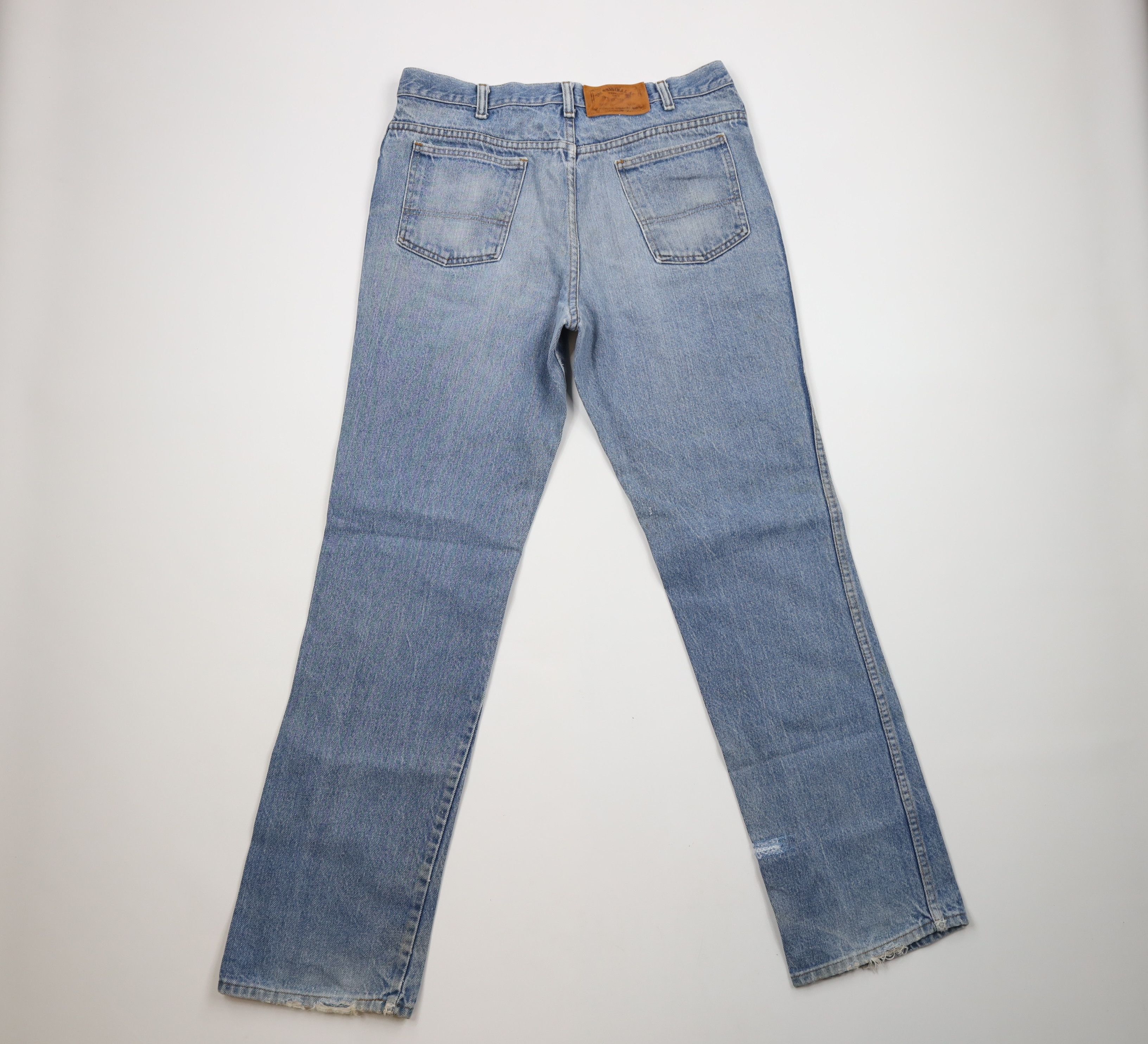 Vintage Vintage 70s Streetwear Flared Wide Leg Bootcut Jeans USA Size US 34 / EU 50 - 13 Thumbnail