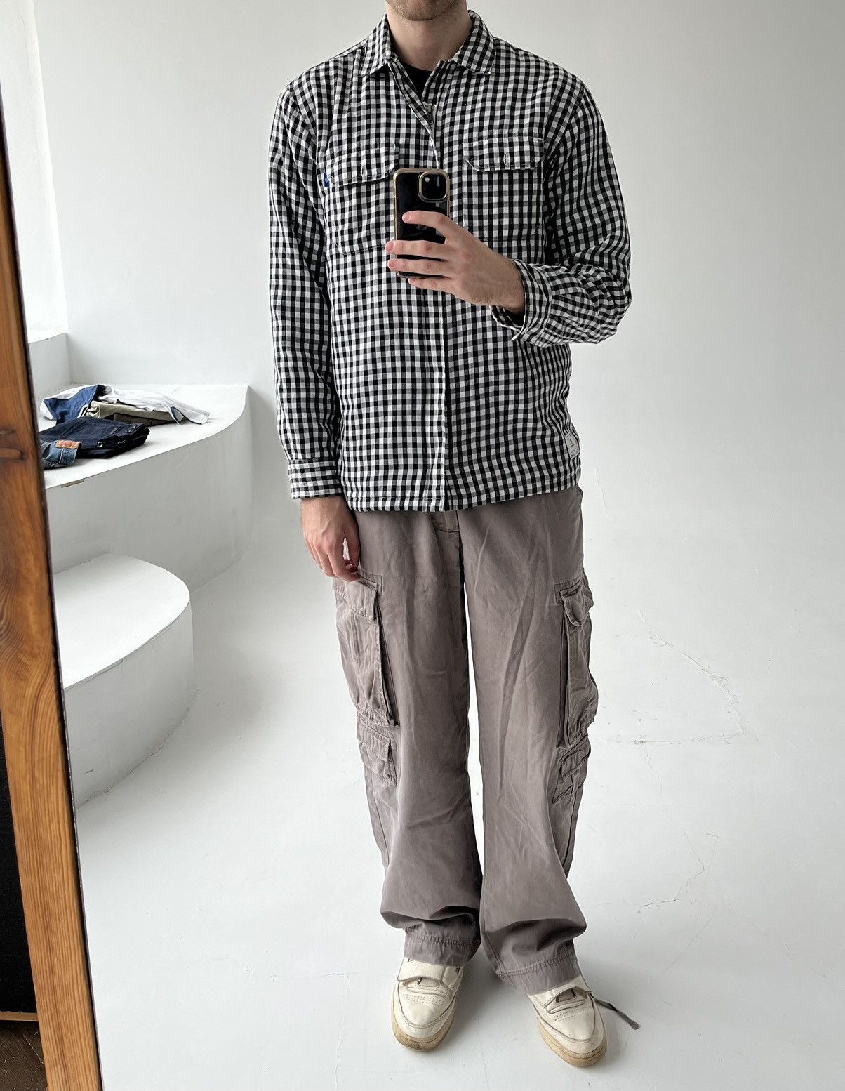 Stussy Vintage 90s Stussy Plaid Insulated Flannel Jacket zip shirt Size US M / EU 48-50 / 2 - 3 Thumbnail