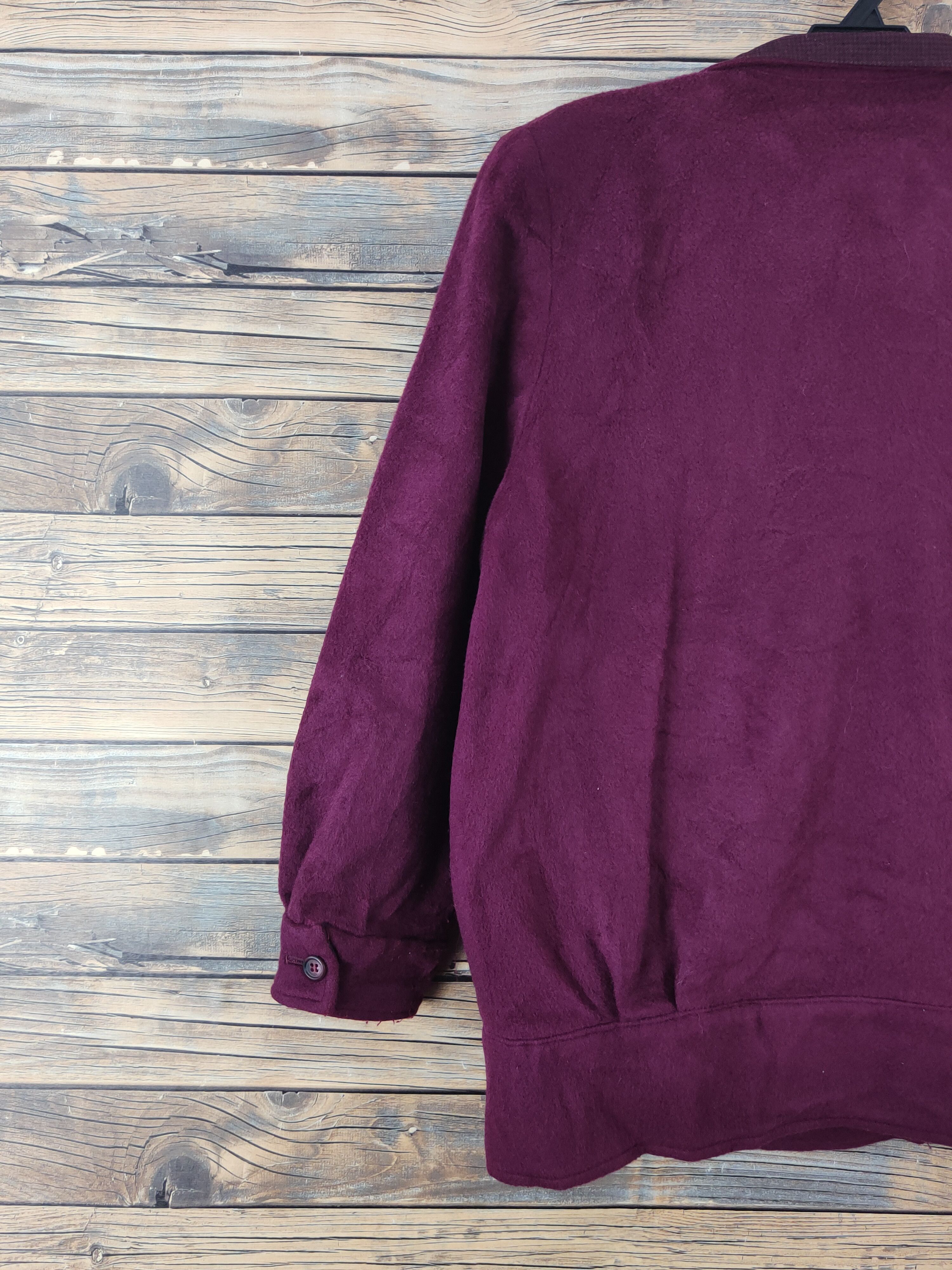 Japanese Brand × Vintage Vintage Elegant Purple Wool Jackets Size L / US 10 / IT 46 - 8 Thumbnail