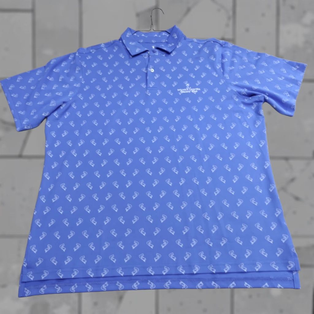 Vintage Fairway & Greene Polo Shirt XL Blue Bear All Over Print Mens Golf Shirt Size US XL / EU 56 / 4 - 1 Thumbnail