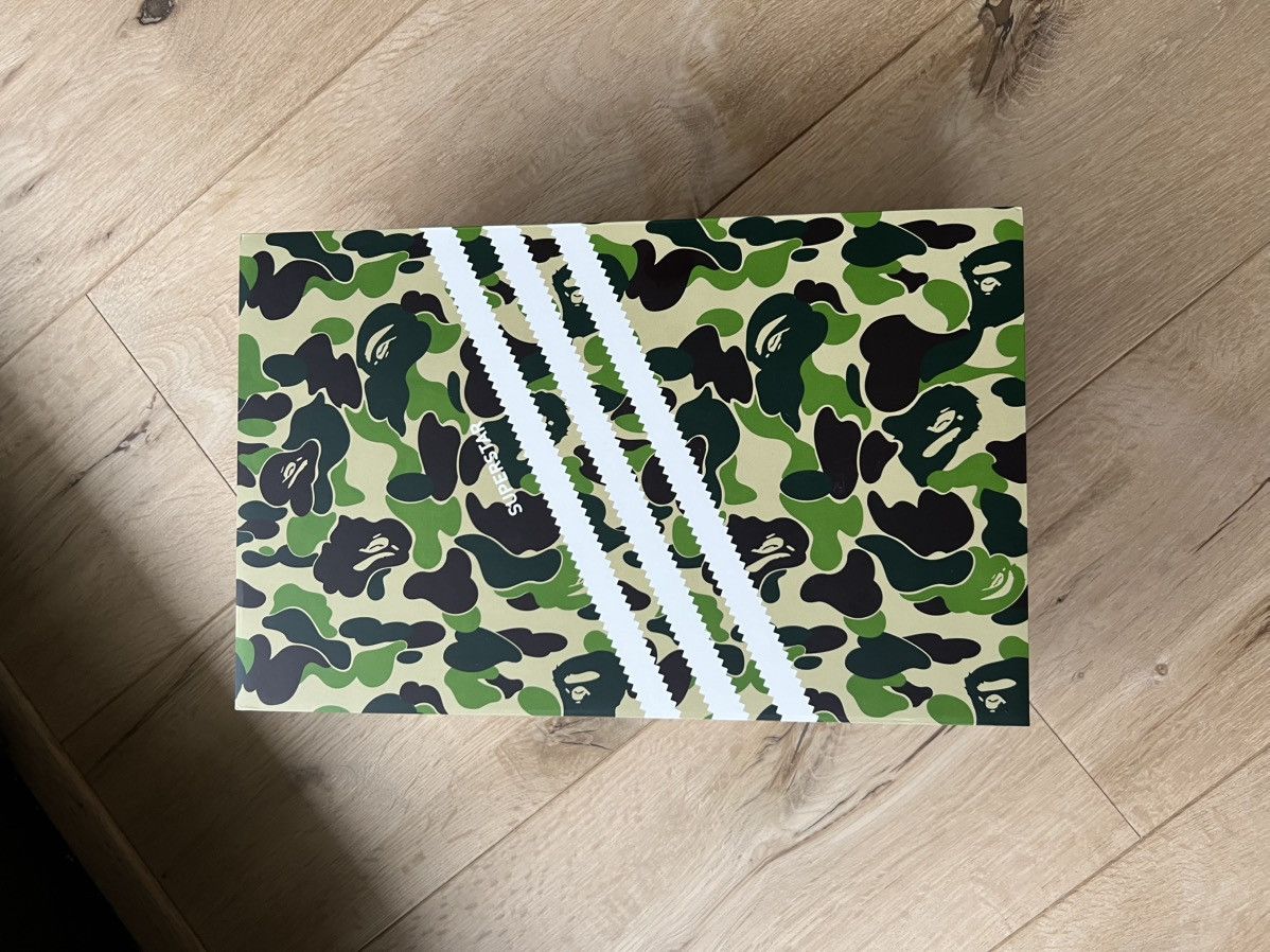 Adidas × Bape adidas Superstar 80s BAPE-Exclusive White Black_Deadstock Size US 7 / EU 40 - 4 Thumbnail