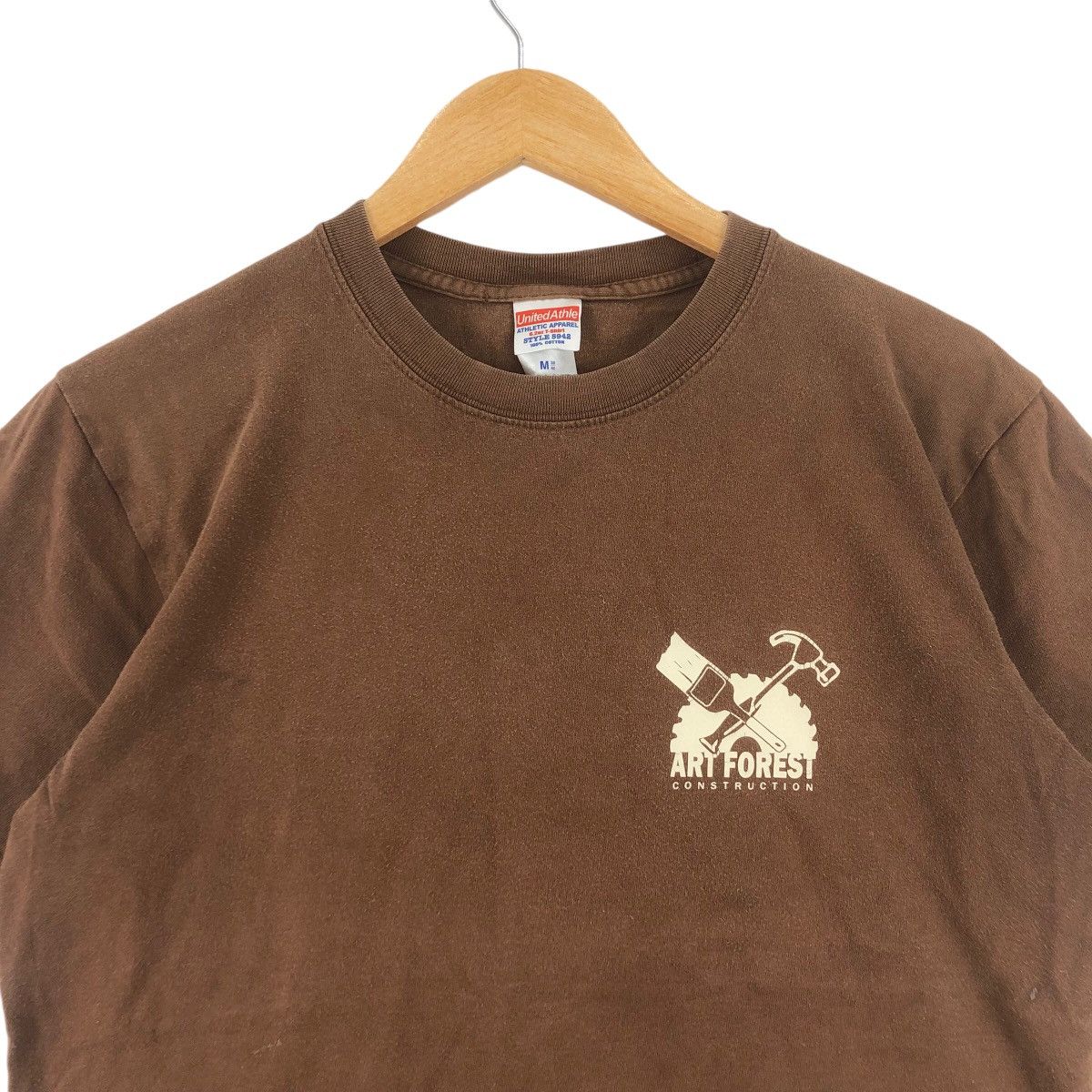 Vintage ART FOREST CONSTRUCTION Modern Vision Artist Tee Shirt Top Size US M / EU 48-50 / 2 - 2 Thumbnail