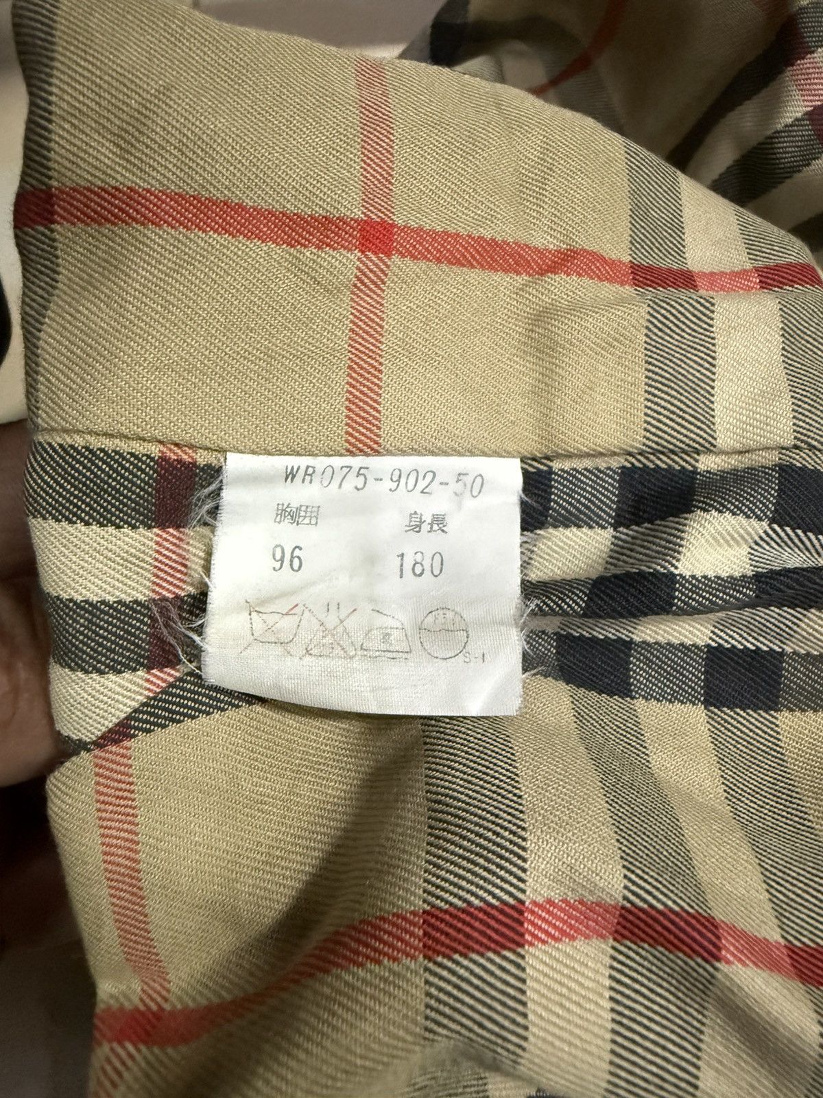 Burberry Vintage 90s Burberrys Nova Check Trench Coat Jacket Size US M / EU 48-50 / 2 - 10 Thumbnail