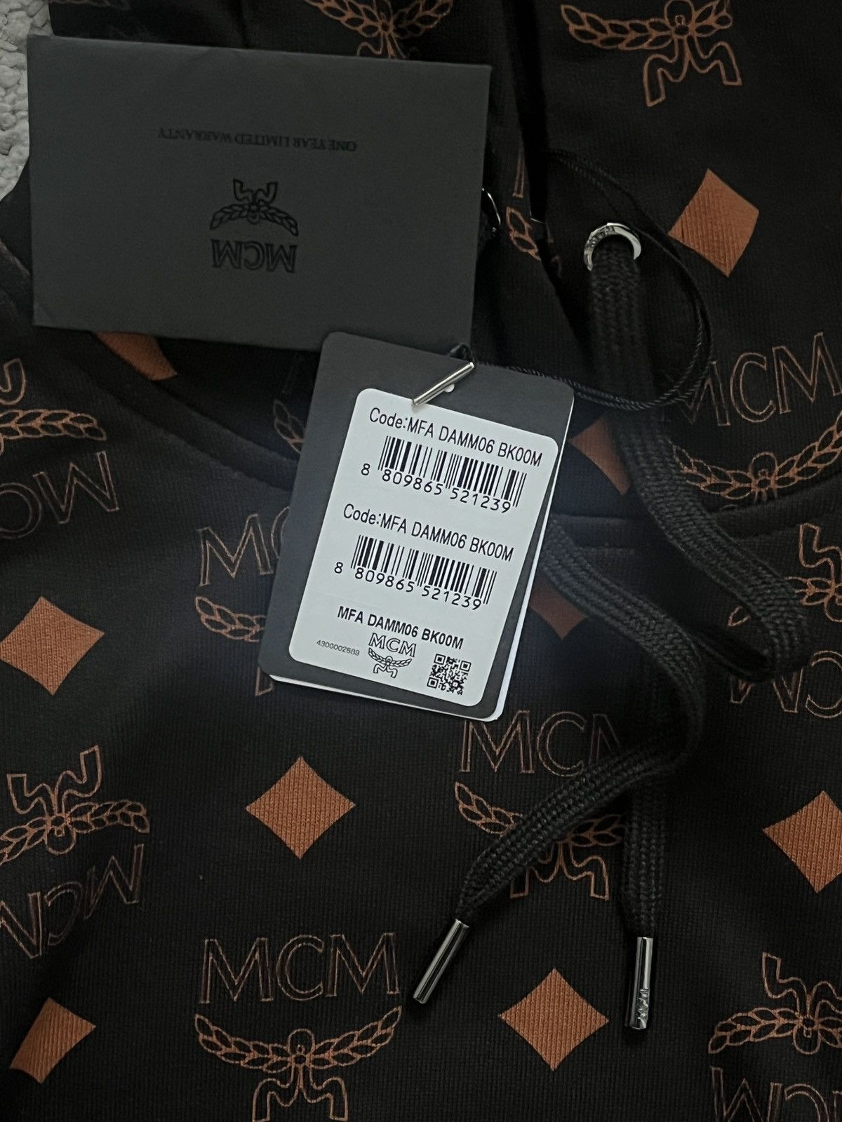 MCM Black Mcm Pattern hoodie Size US S / EU 44-46 / 1 - 6 Thumbnail