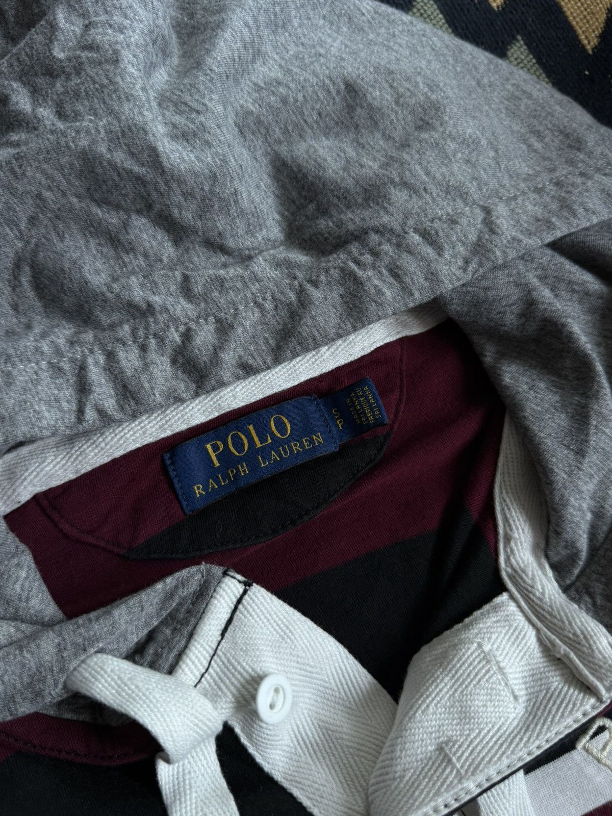 Polo Ralph Lauren Vintage Polo Ralph Lauren Stripped Hooded Skull Longsleve Size US S / EU 44-46 / 1 - 8 Thumbnail