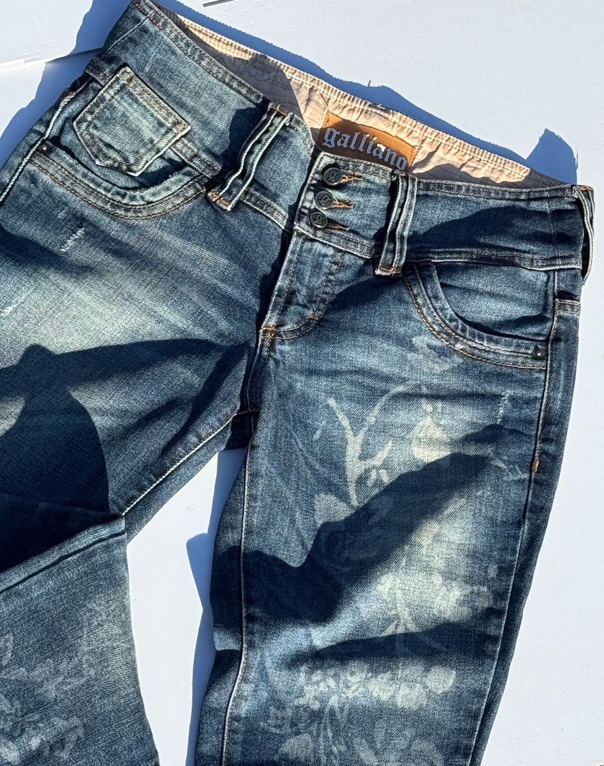John Galliano Vintage jeans Galliano Size 27" / US 4 / IT 40 - 8 Thumbnail