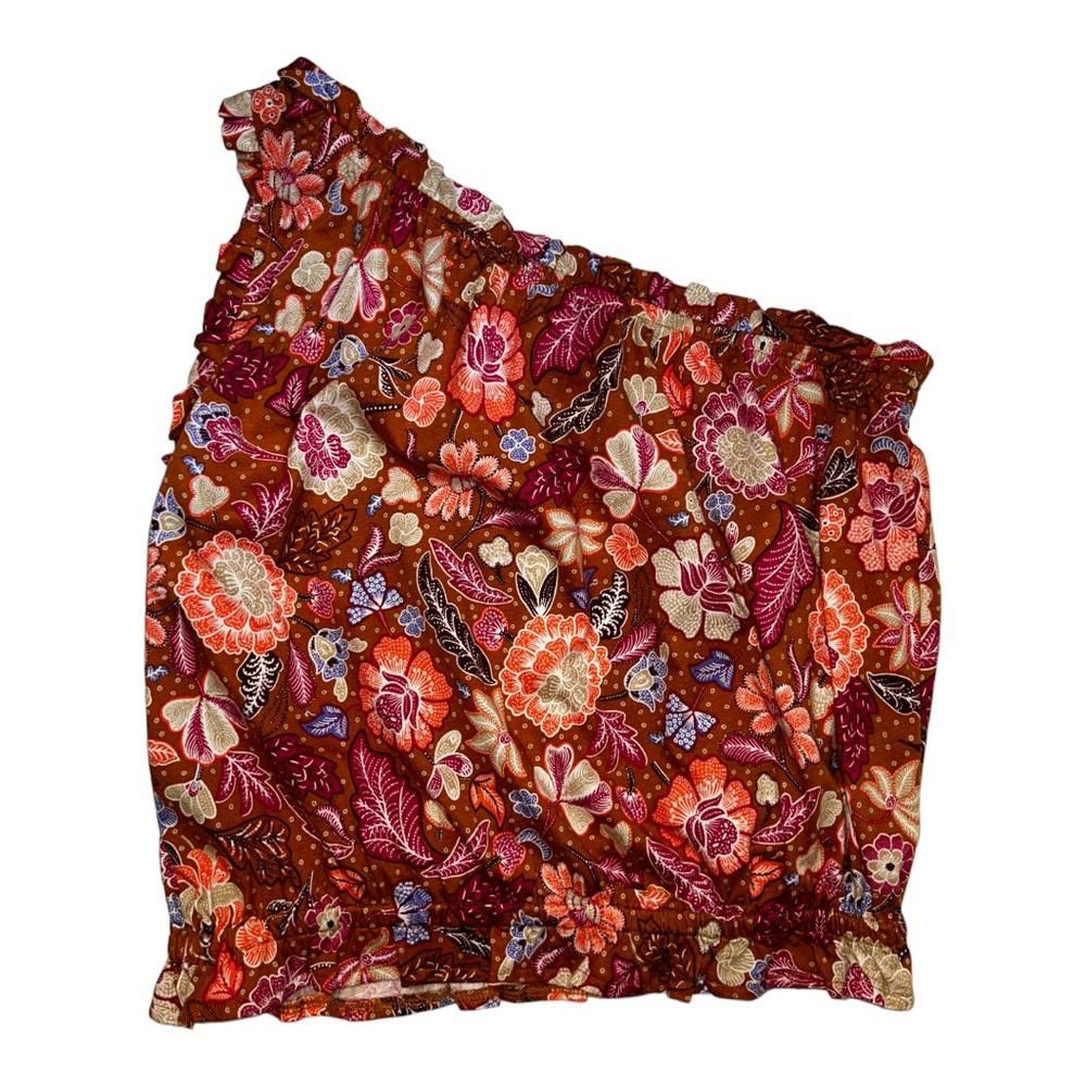 Ann Taylor Ann Taylor l NWT Batik One Shoulder Top XS Size XS / US 0-2 / IT 36-38 - 3 Thumbnail