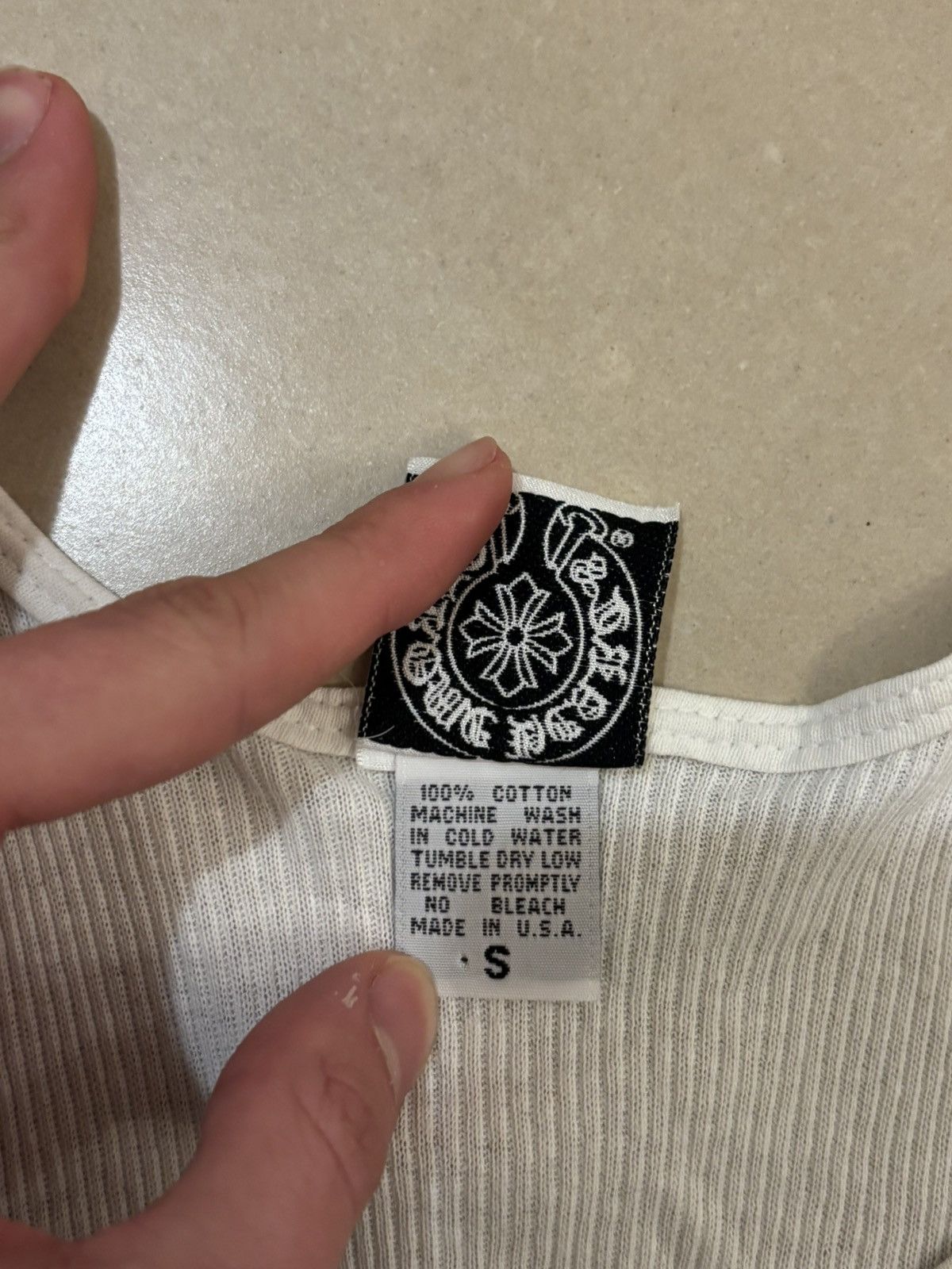 Chrome Hearts Chrome Hearts tank top Celtic Cross Size US S / EU 44-46 / 1 - 7 Thumbnail