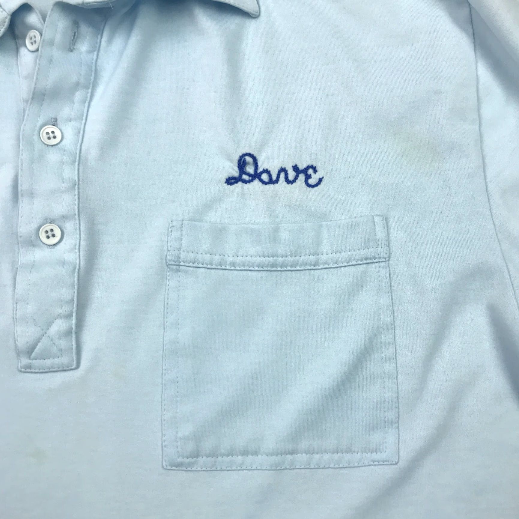 Vintage VTG Chevrolet Shirt Mens XL Blue Polo Chevy Classic Club Sea Palms Single Stitch Size US XL / EU 56 / 4 - 4 Thumbnail