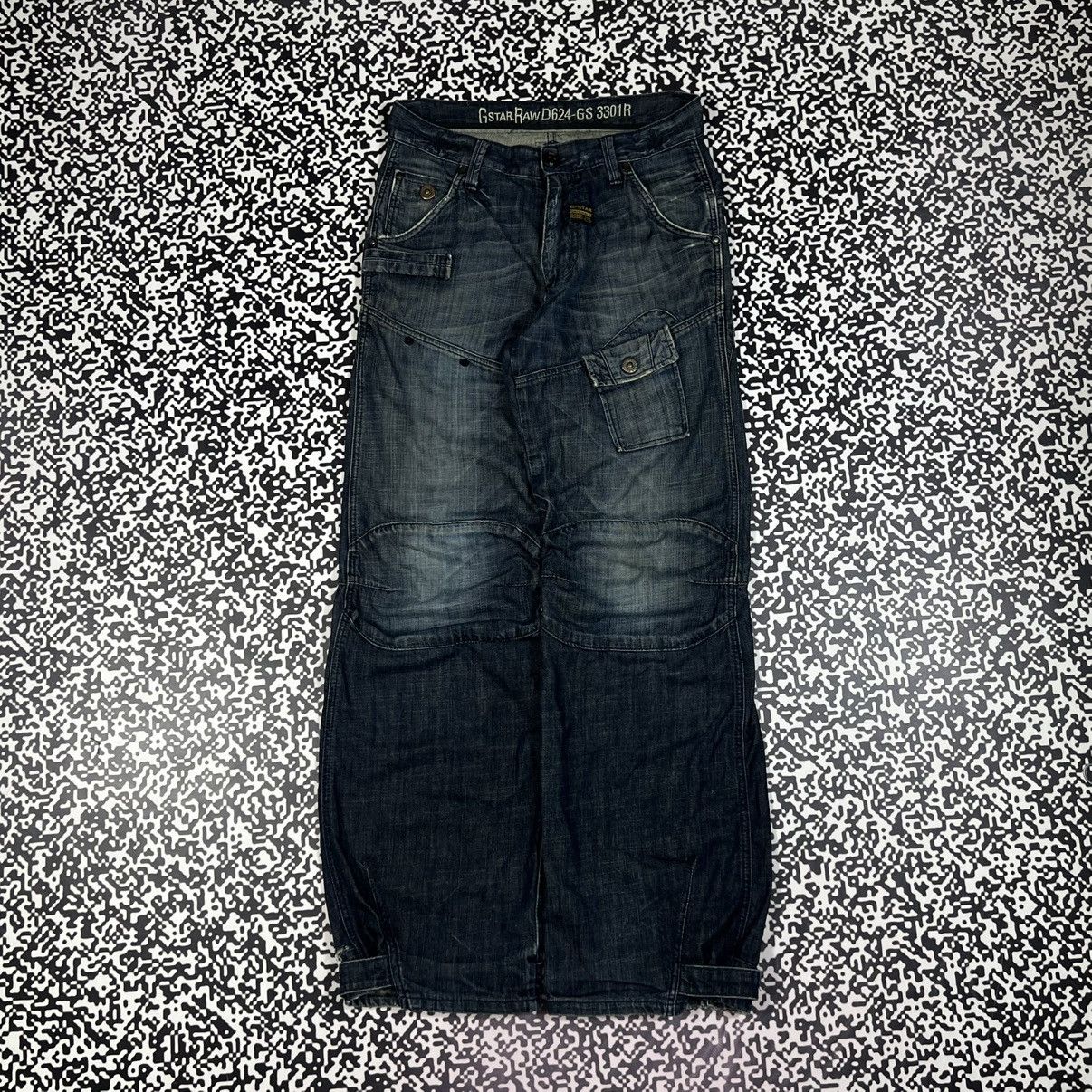 G-Star Vintage Y2K G Star Raw Japanese Style Denim Distressed Jeans Size US 30 / EU 46 - 1 Thumbnail