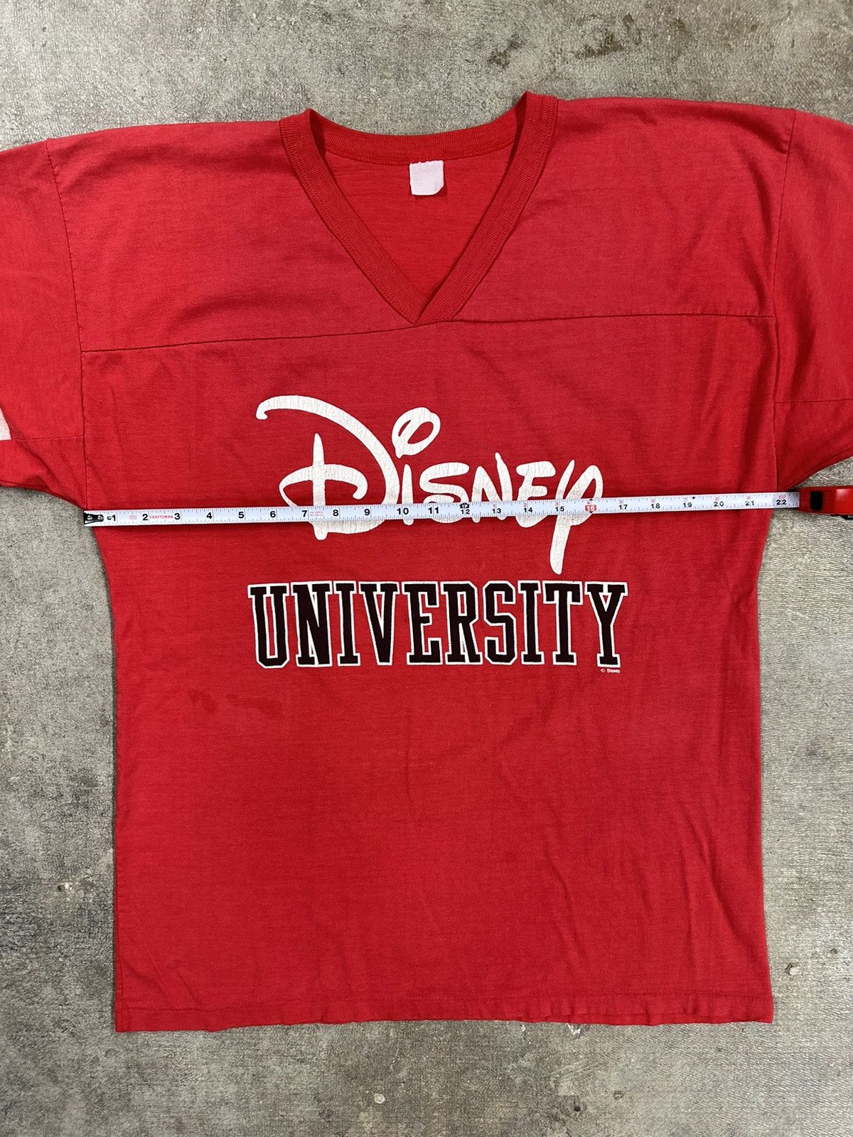 Disney Vintage 80s Disney University Jersey T-Shirt Size US XL / EU 56 / 4 - 14 Thumbnail