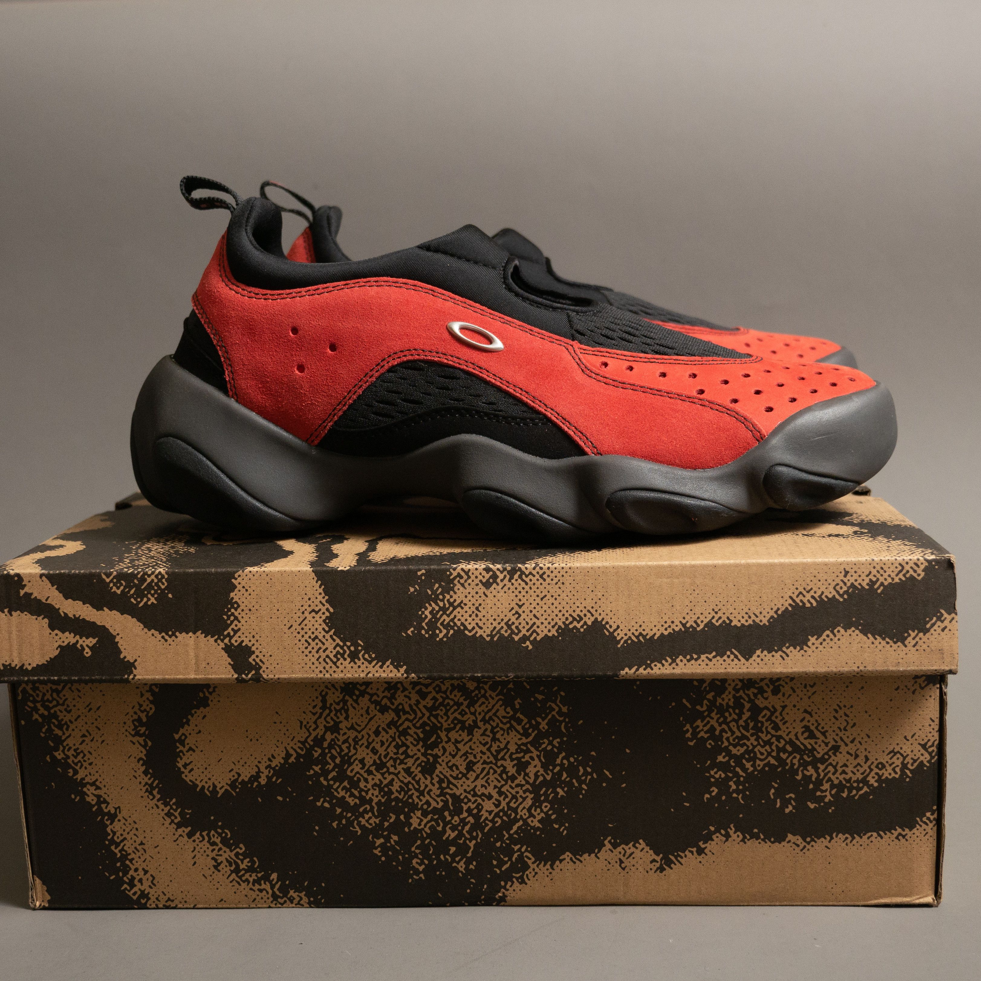 Brain Dead x Oakley Suede Flesh Sandal Lava/Black