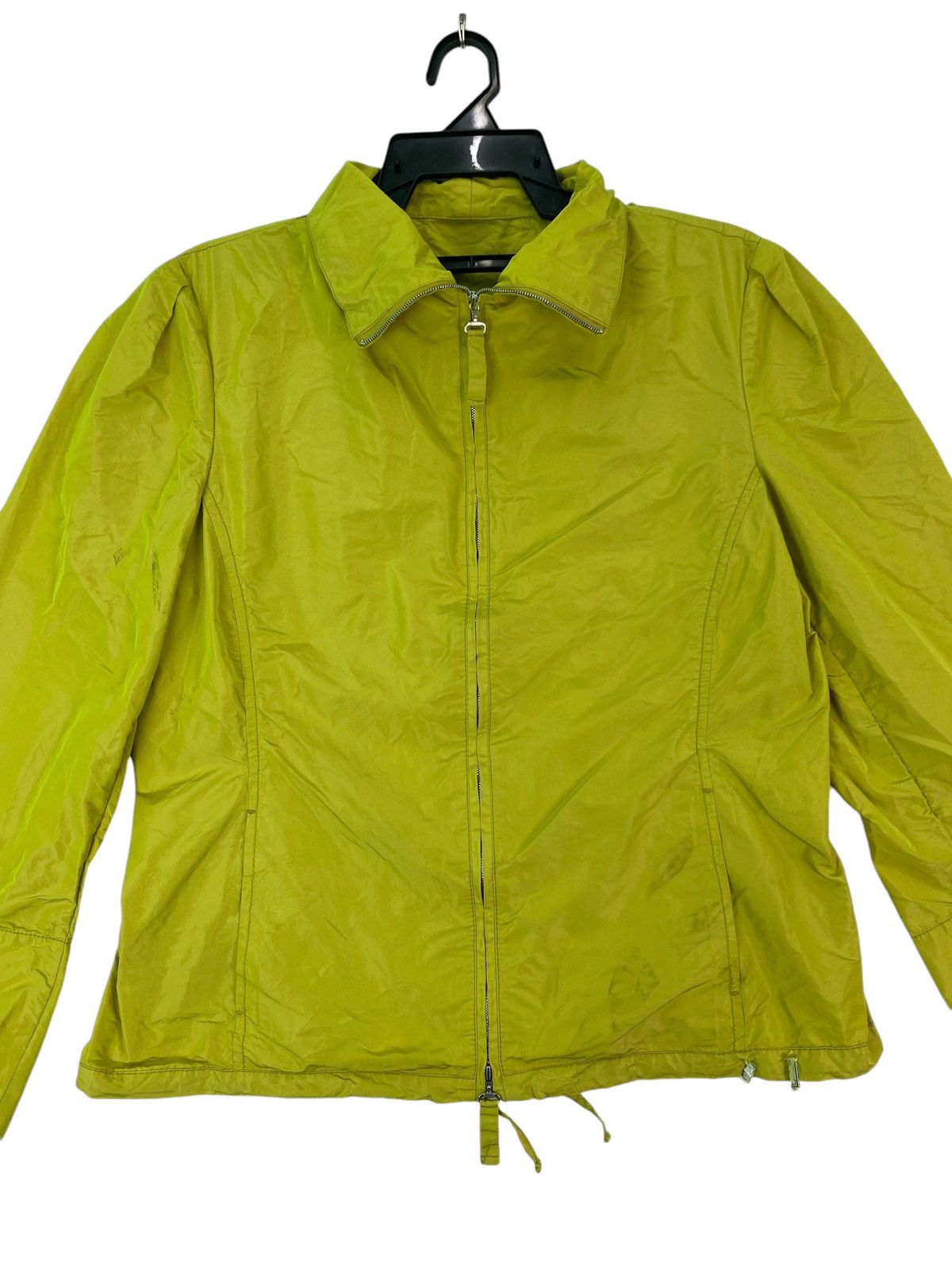 Vintage Rare Kriziapoi by Krizia neon green crop jacket Size XL / US 12-14 / IT 48-50 - 2 Thumbnail