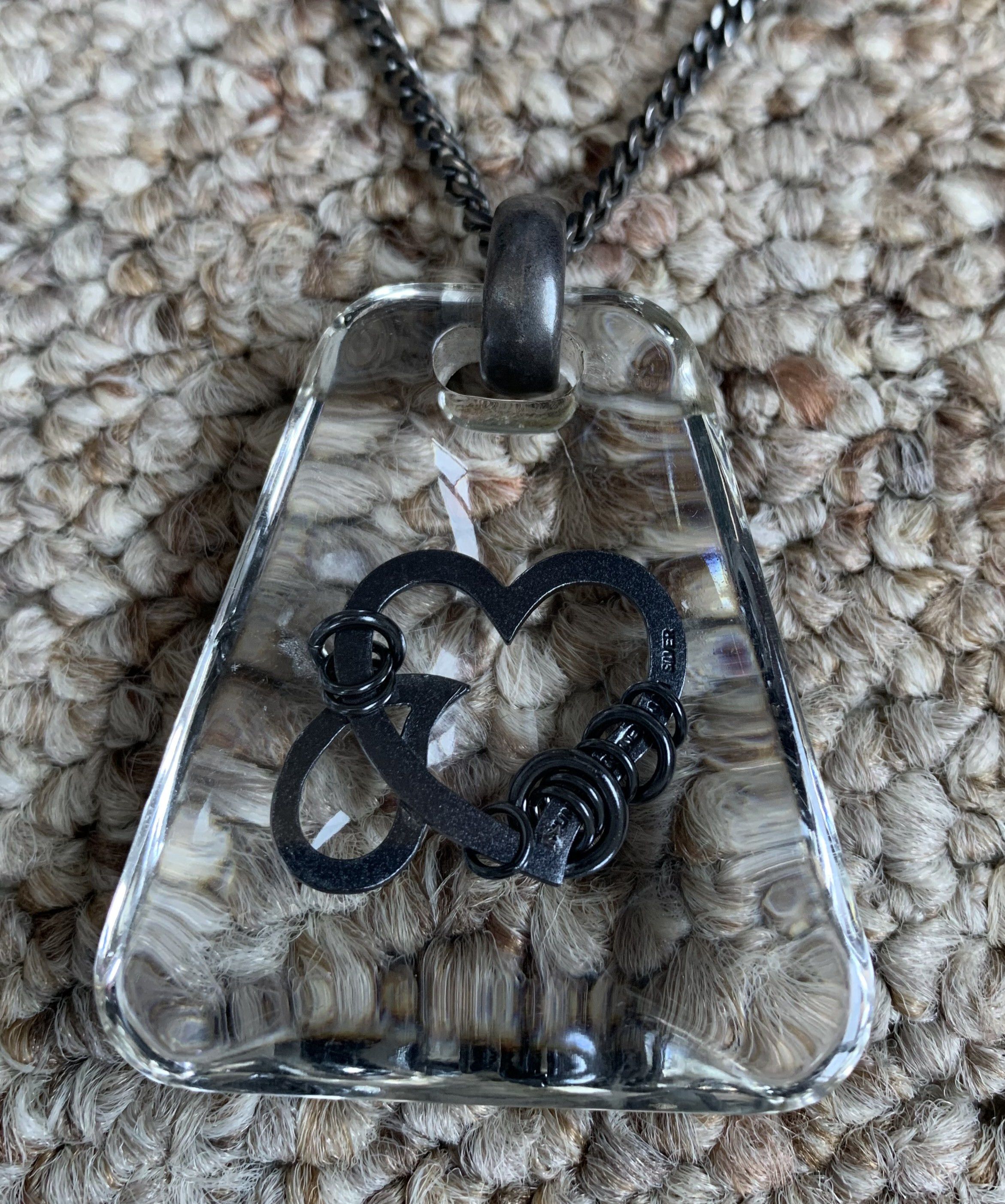 Jam Home Made × Number (N)ine FW03 Number (N)ine Crying Heart Sterling Silver Necklace Size ONE SIZE - 8 Thumbnail